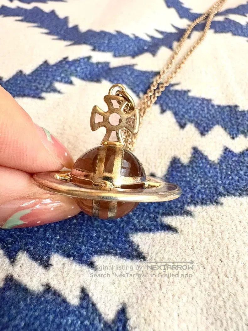 Vivienne Westwood Vivienne Westwood Pink Orb Necklace. Size ONE SIZE - 4 Thumbnail
