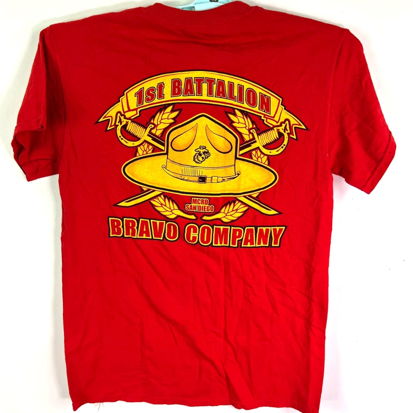 Vintage VINTAGE FRONTLINE Men T-Shirt S Red Graphic Print Astro Boy Military Logo Short Sleeve Cotton Size US S / EU 44-46 / 1 - 4 Thumbnail