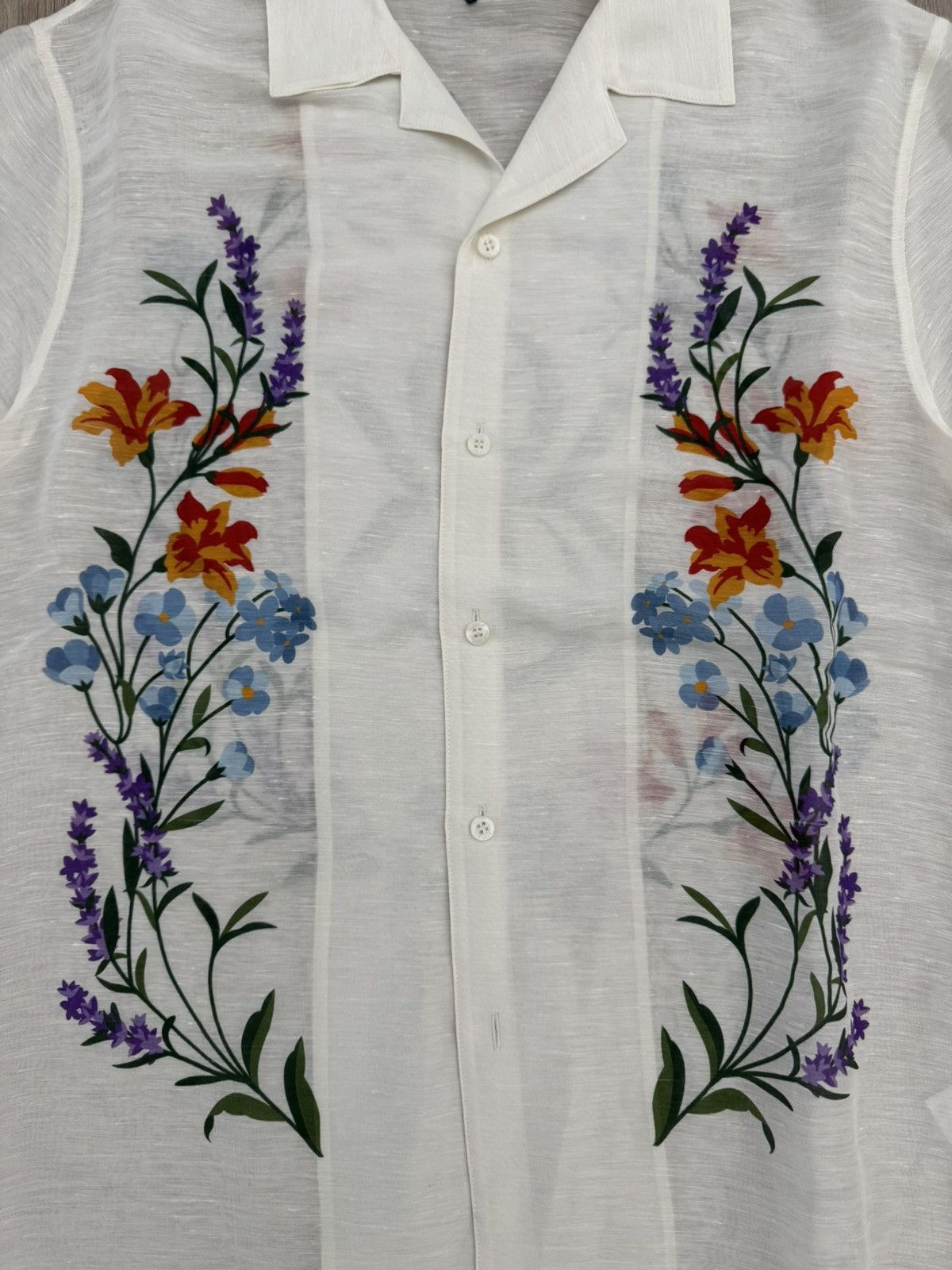 Kith Kith Thompson Floral Camp Collar Silk Short Sleeve Shirt Size US S / EU 44-46 / 1 - 5 Thumbnail