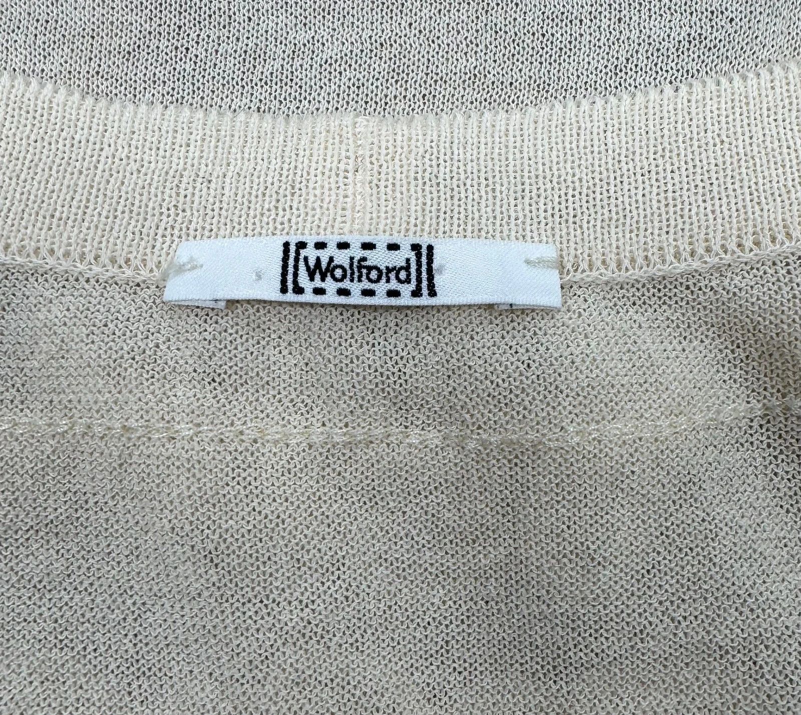 Wolford Wolford Ruffle Cardigan Cream Cotton Polyamide size M Size M / US 6-8 / IT 42-44 - 13 Thumbnail