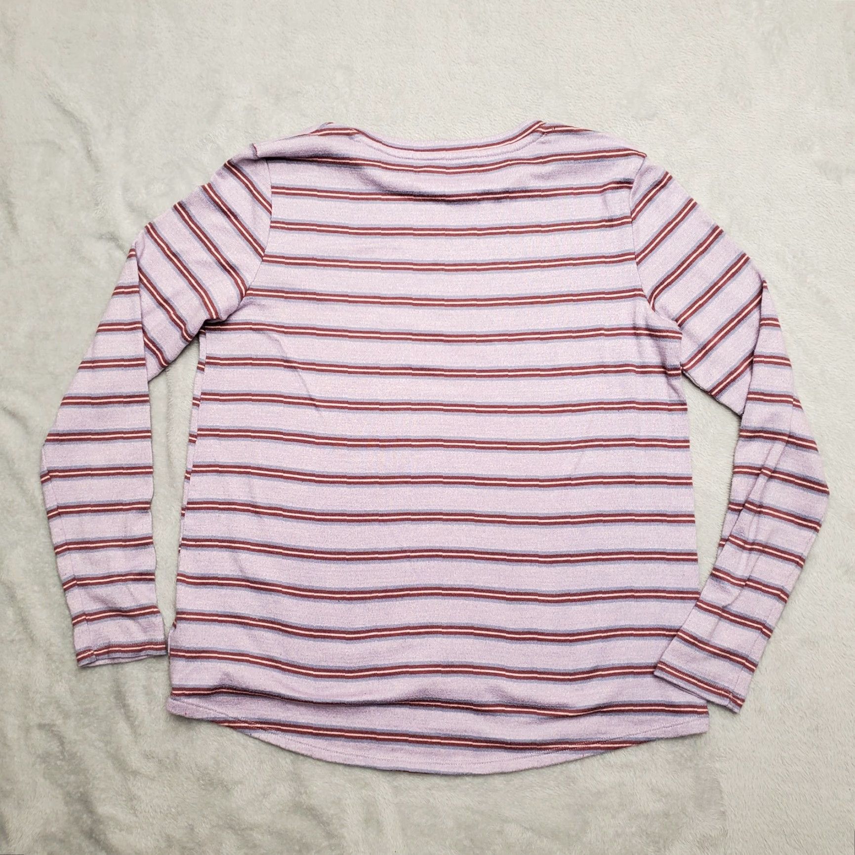 Lands' End Lands' End Sweater Womens Small Lavender Polyester Stretch Knit Pullover Casual Size S / US 4 / IT 40 - 5 Thumbnail