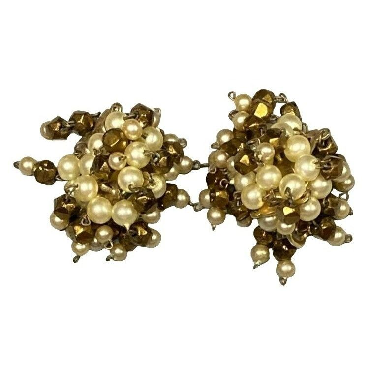 Other Rare Vintage Castlecliff Multi-Strand Pearl & Bronze Bead Ne Size ONE SIZE - 9 Thumbnail