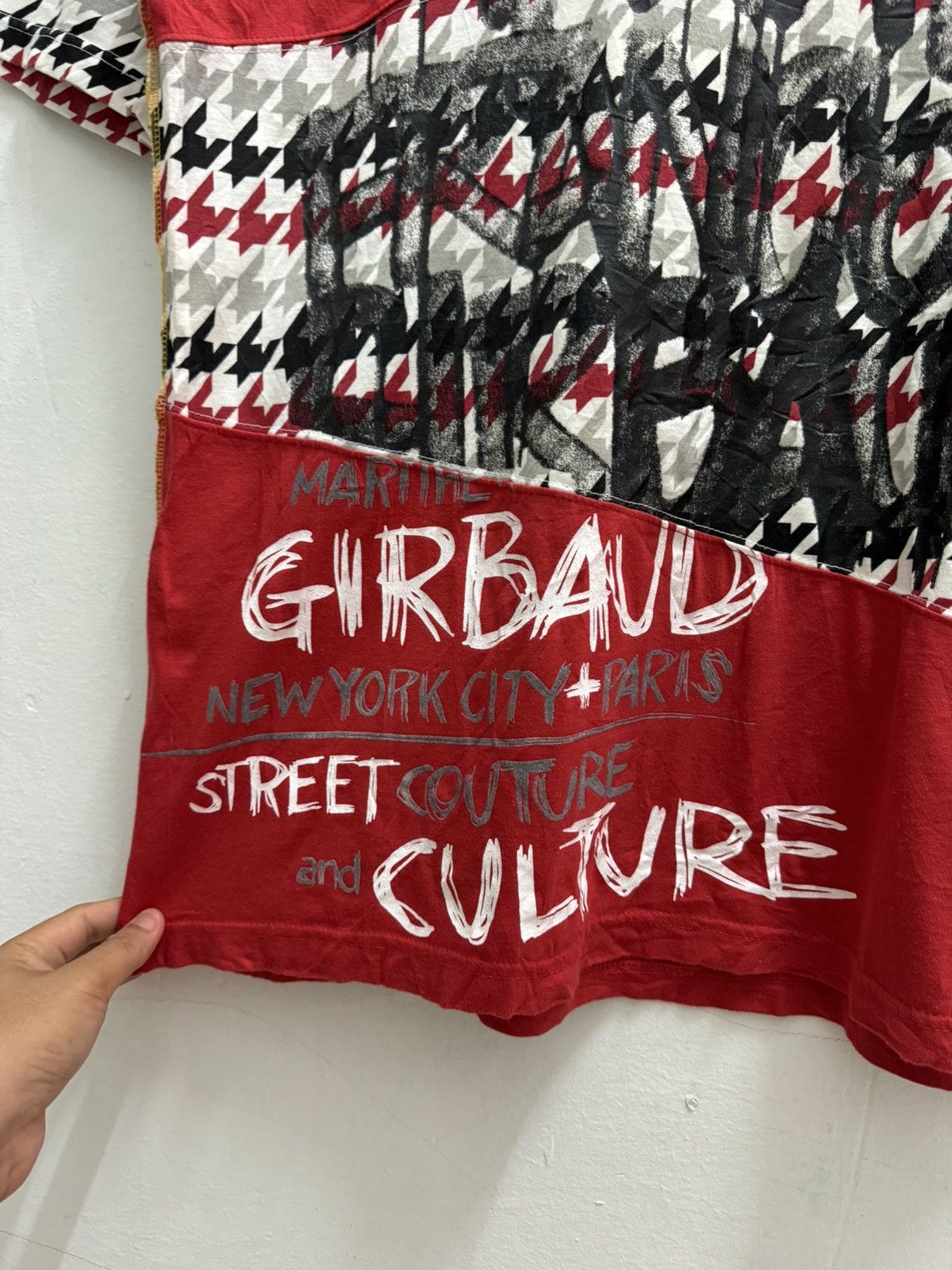 Marithe + Francois Girbaud Vintage Rare Marithe Francois Girbaud Paris New York Tee Size US L / EU 52-54 / 3 - 6 Thumbnail