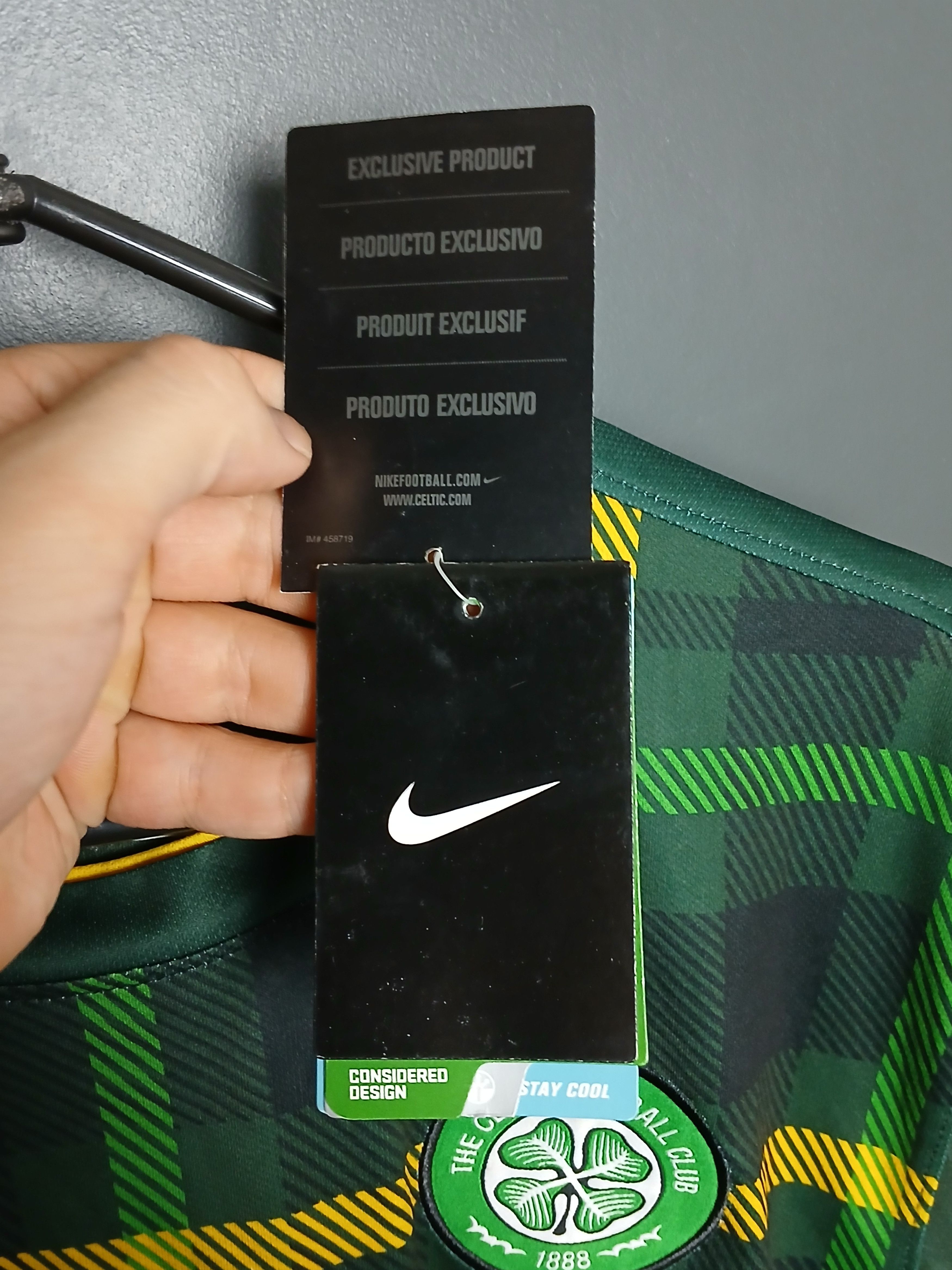 Nike Celtic 14/15 Away Football Jersey T-Shirt Size US XXL / EU 58 / 5 - 11 Thumbnail