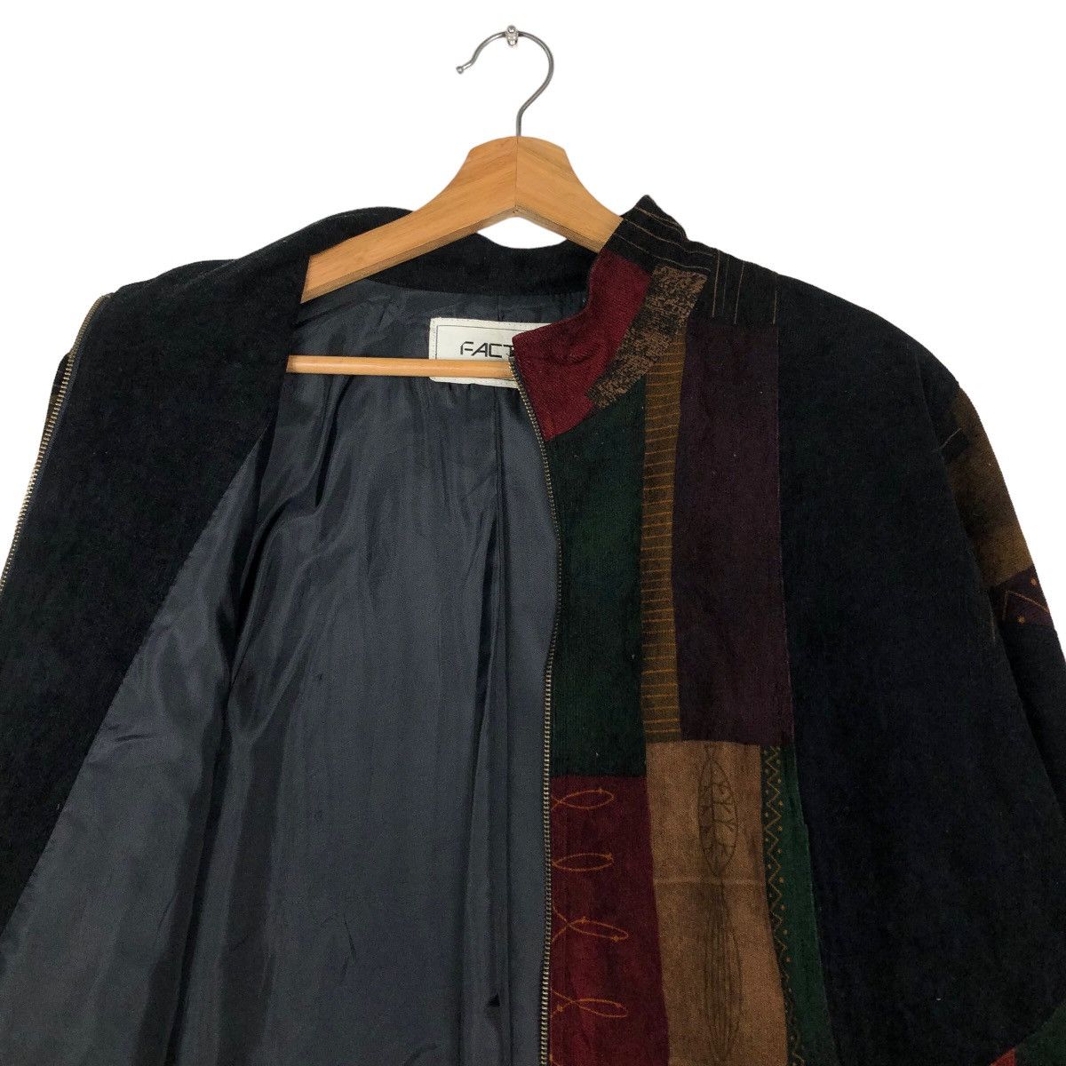 Japanese Brand 🔥Vintage Bomber Jacket Factio Japan Art Patch Work Design Size US M / EU 48-50 / 2 - 12 Thumbnail