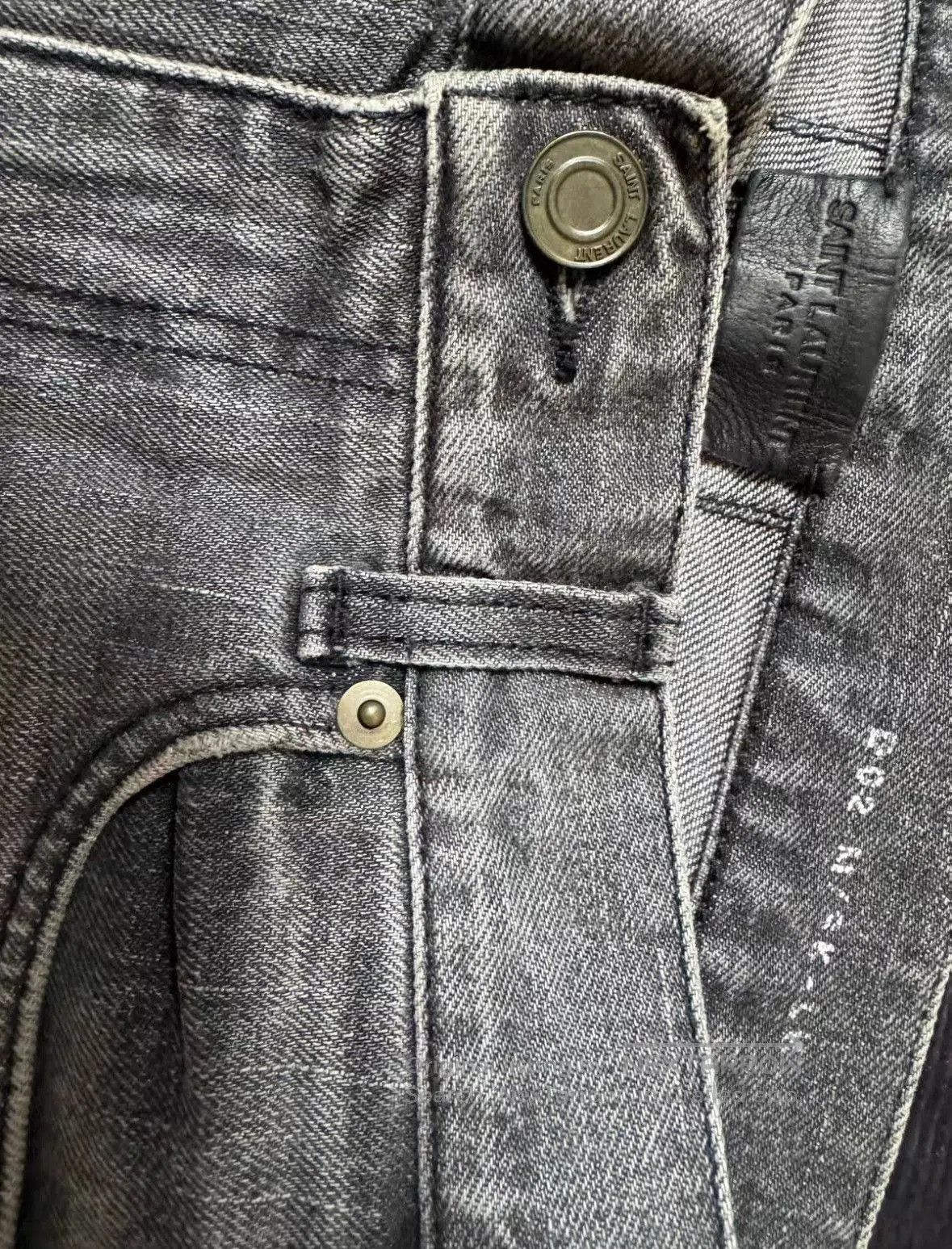 Saint Laurent Paris Saint Laurent 13SS Gray Basic Jeans. Size US 30 / EU 46 - 3 Thumbnail
