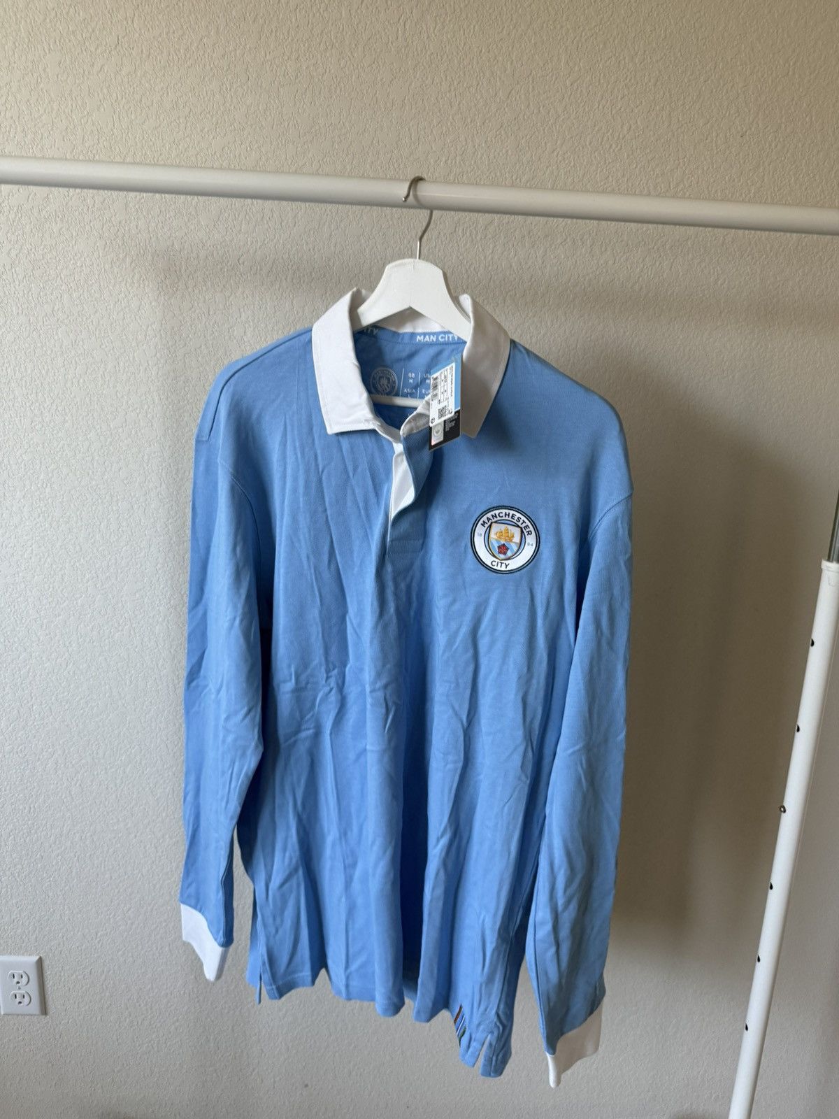 Other Manchester City Long Sleeve Logo Polo 👕 ⚽️ Size US M / EU 48-50 / 2 - 1 Thumbnail