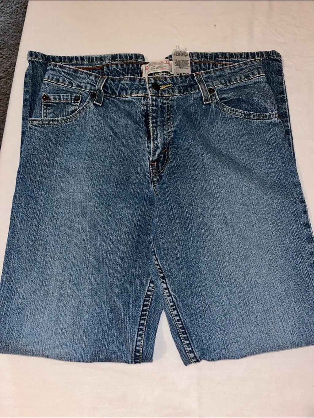 Levi's Levi Strauss Womens midrise boot cut Blue Denim Jeans - Clas Size 34" / US 12 / IT 48 - 1 Thumbnail
