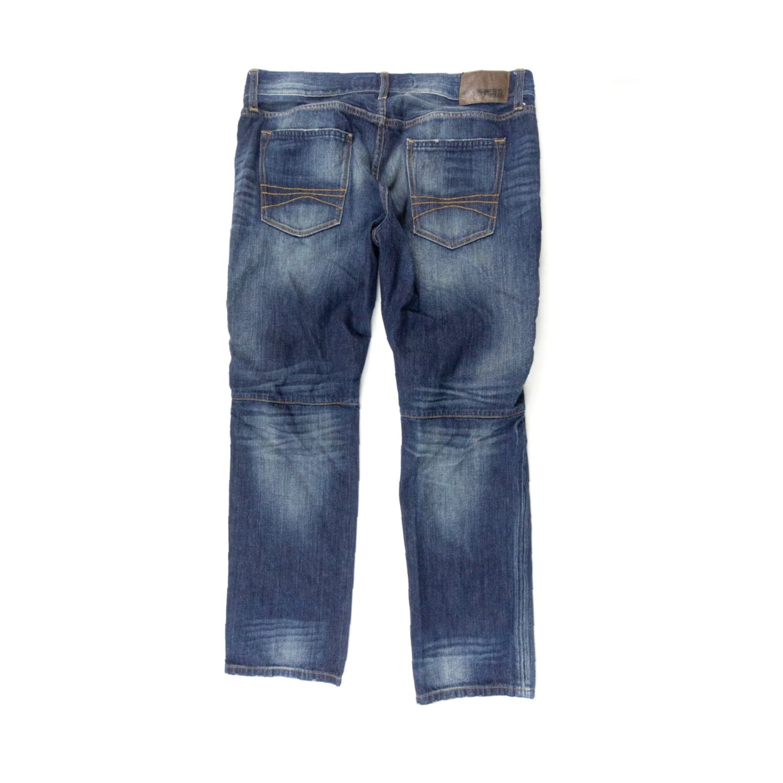 Express VINTAGE Express Slim Fit Alec Jeans Men 34x30 Blue Cotton Denim Tapered Casual Size US 34 / EU 50 - 4 Thumbnail