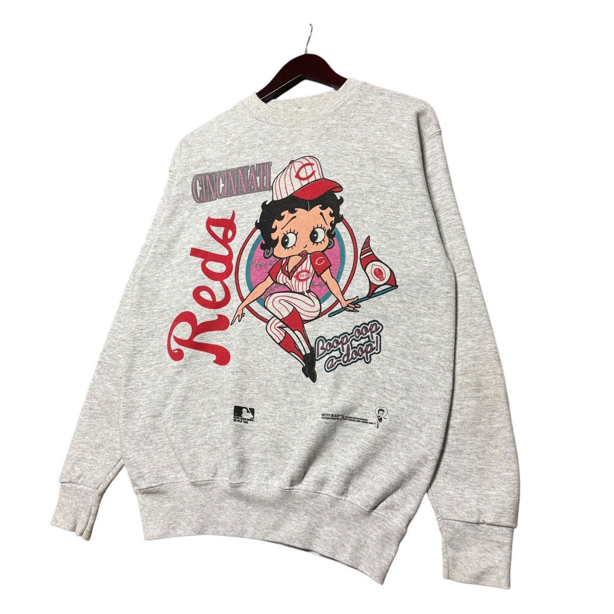 MLB × Tultex Vintage Beety Boop Red Cincinati Baseball Team Mlb Size US M / EU 48-50 / 2 - 3 Thumbnail