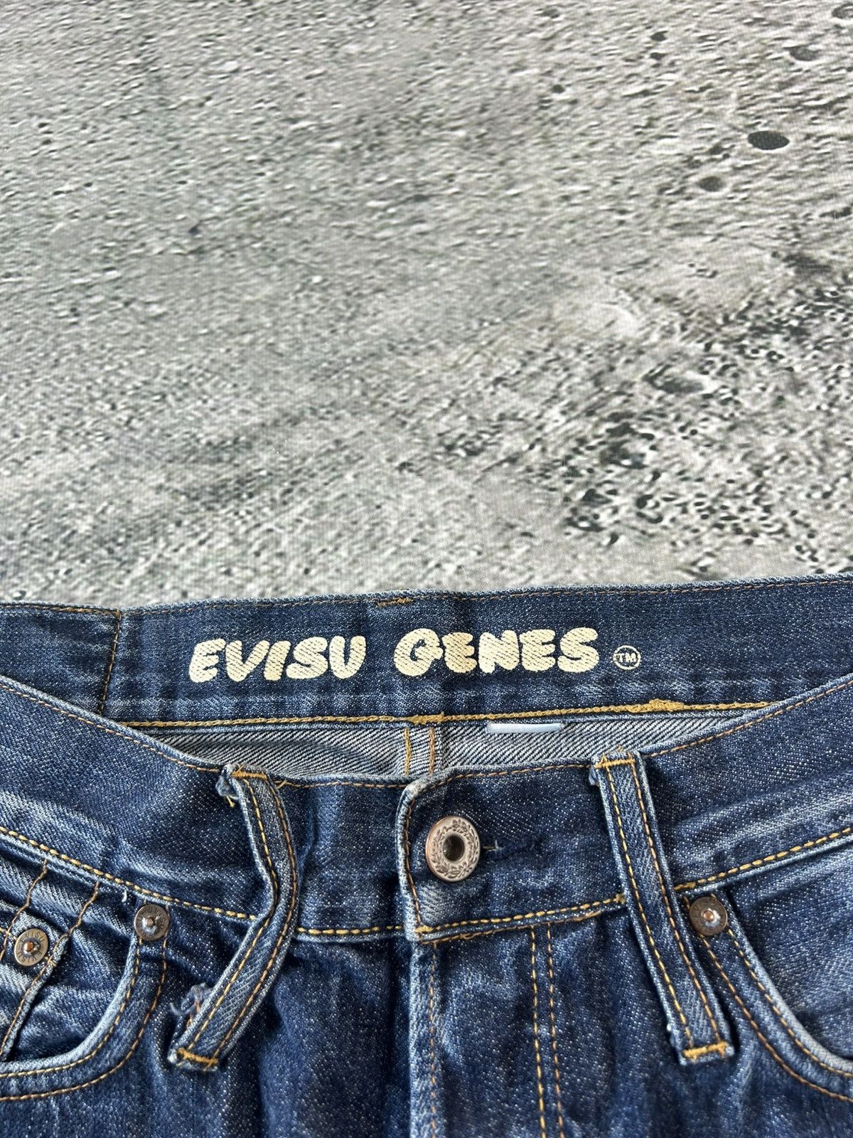 Evisu Evisu jeans vintage seagull logo denim pants blue Genes Size US 30 / EU 46 - 9 Thumbnail