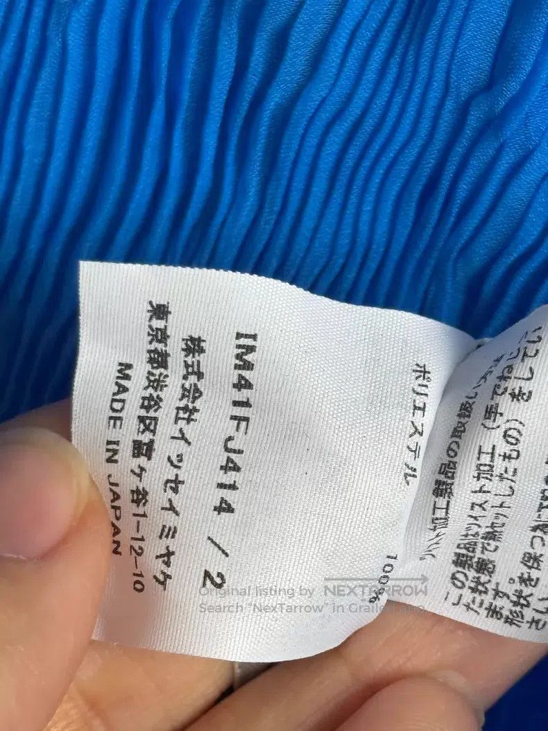 Issey Miyake Issey Miyake Willow Perspective Crew Neck Klein Blue Long Size M / US 6-8 / IT 42-44 - 3 Thumbnail