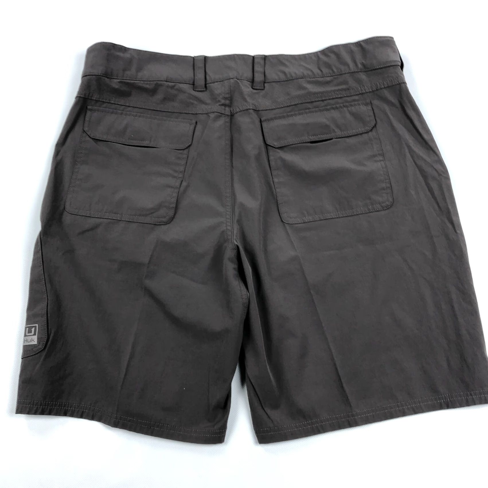 Vintage Huk Fishing Shorts Mens XXL Next Level Performance 10.5" Inseam Gray NXTLVL Shorts Men Gray Weekend Fishing 10.5in Inseam NF NXTLVL Size US 39 - 4 Thumbnail