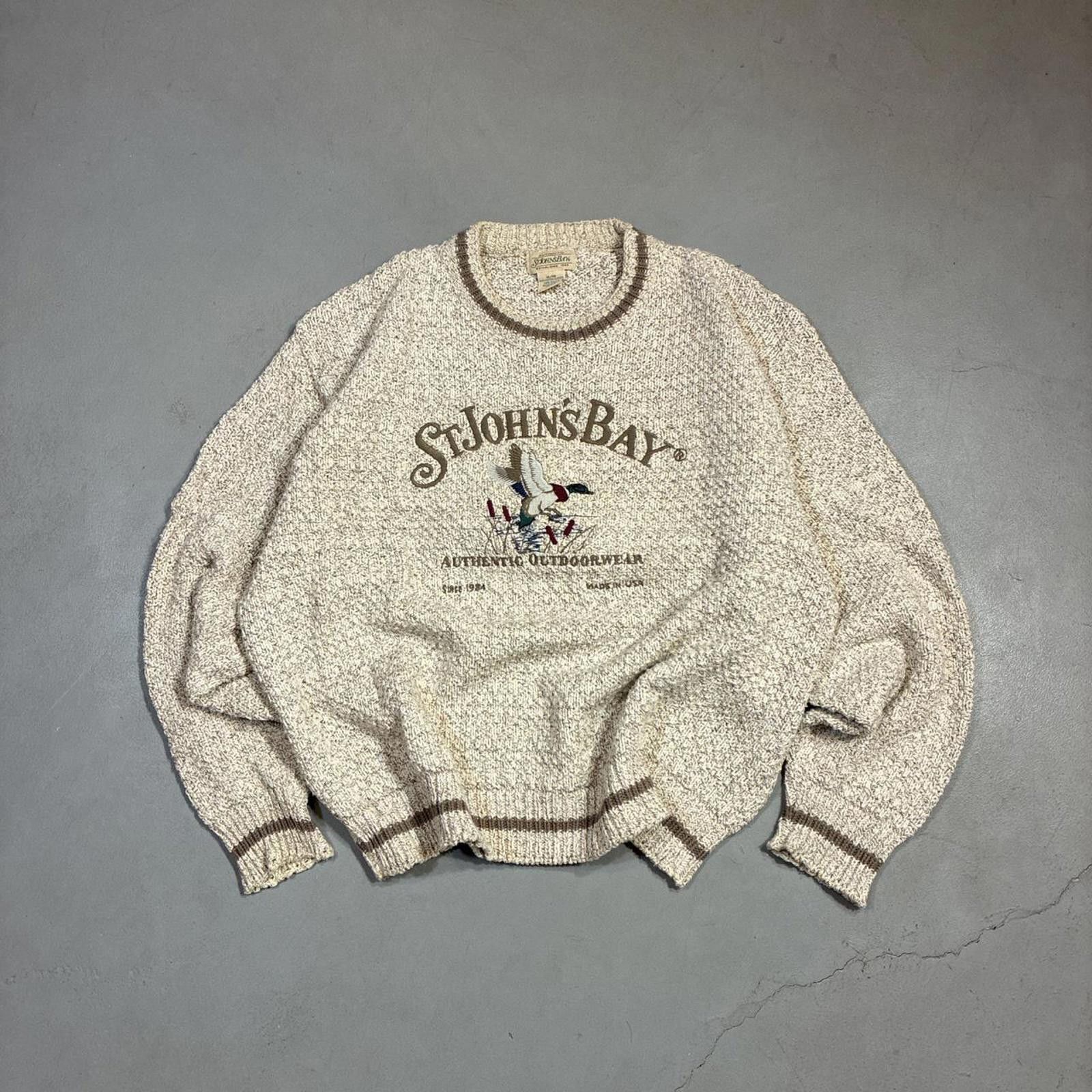 St. Johns Bay Vintage 90s St. John's Bay Crewneck Sweater Size US XL / EU 56 / 4 - 1 Thumbnail