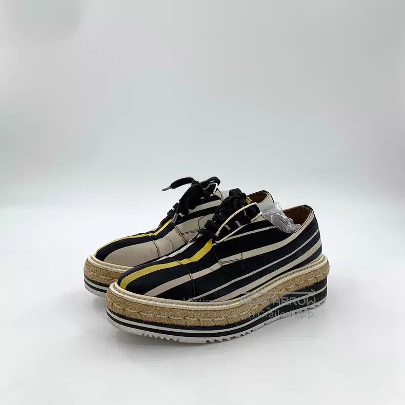 Prada Prada Colour-matched thick-soled lace-up muffin shoes Size US 4.5 / IT 34.5 - 1 Thumbnail
