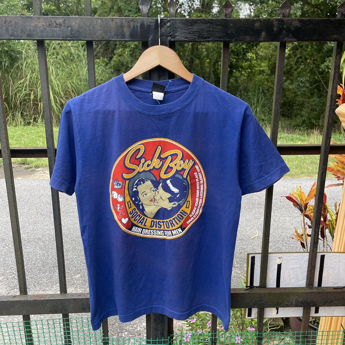 Band Tees × Vintage 🔥🔥Vintage Social Distortion Rock Band Sick Boy Promo Tee Size US S / EU 44-46 / 1 - 1 Thumbnail