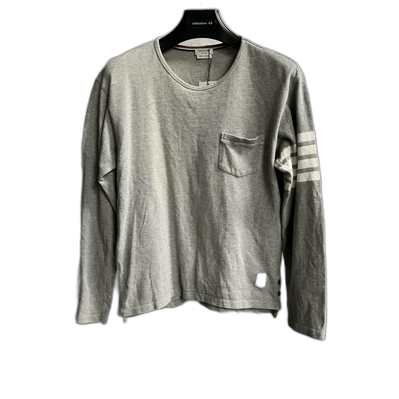 Thom Browne Grey Long Sleeve T-Shirt