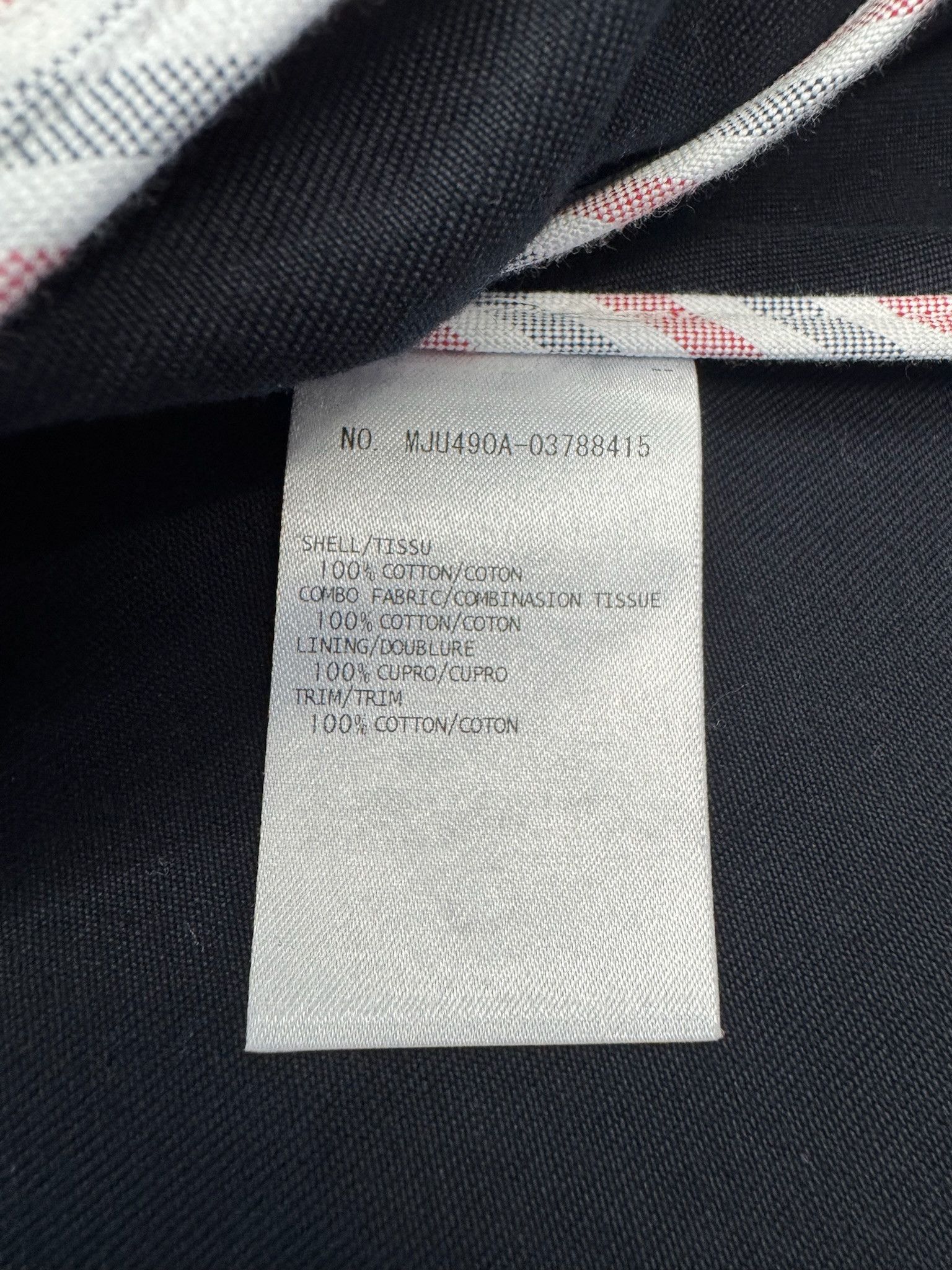 Thom Browne Thom Browne Unconstructed Classic 4 Bar Cotton Twill Blazer Size 36R - 5 Thumbnail