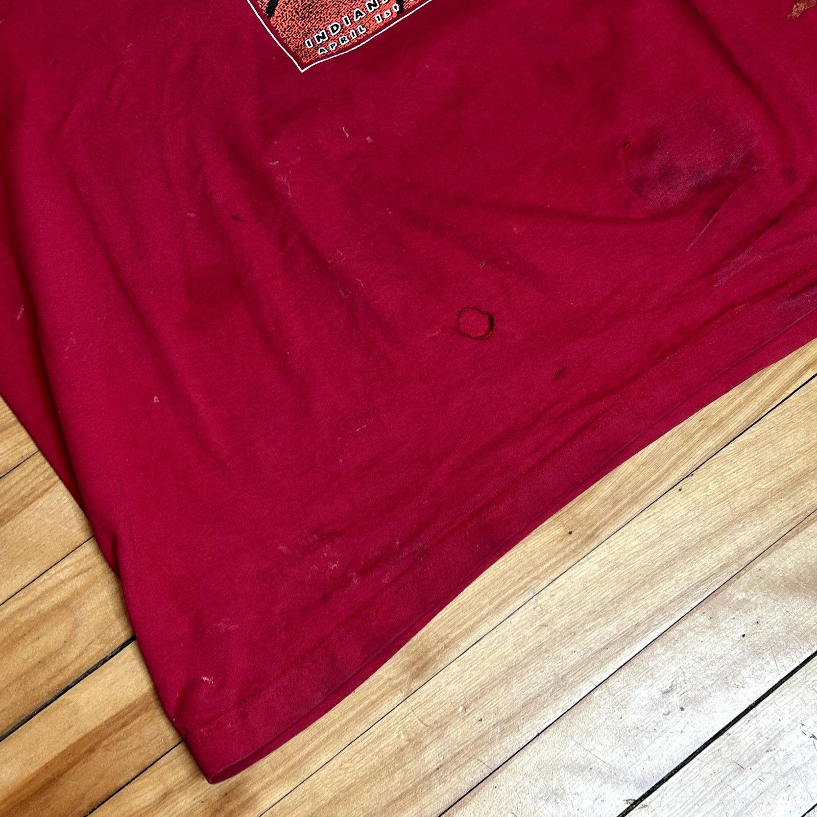 Vintage Y2K Badger Basketball Final Four T-Shirt Smoked XL Size US XL / EU 56 / 4 - 4 Thumbnail