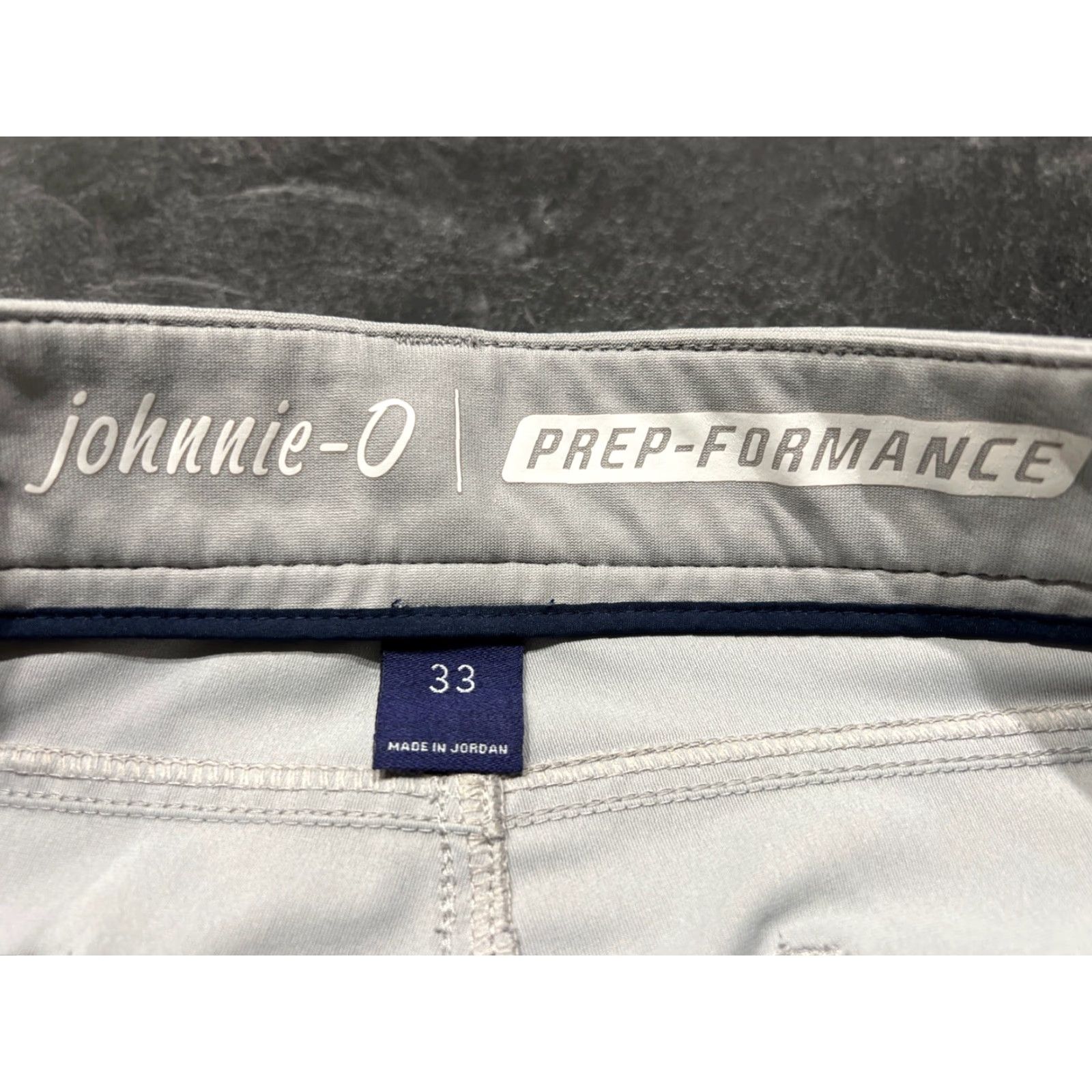 johnnie-O johnnie-O Golf Pants Mens 33x28 Grey Chino Slacks Preppy Business Casual Size US 33 - 3 Thumbnail