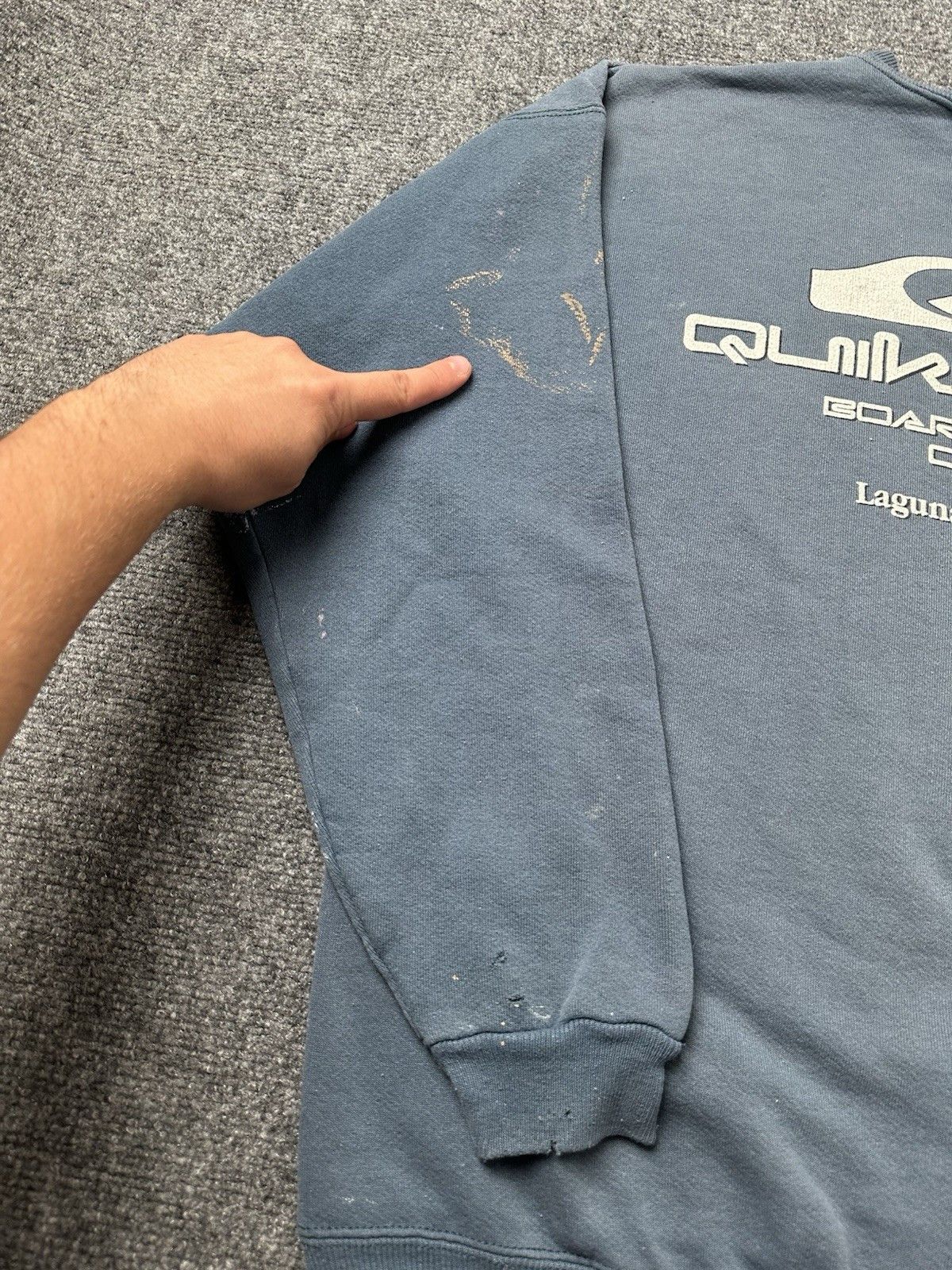 Quiksilver Mens Sweatshirt Quiksilver Boardriders Laguna Beach USA Sz L Size US L / EU 52-54 / 3 - 10 Thumbnail