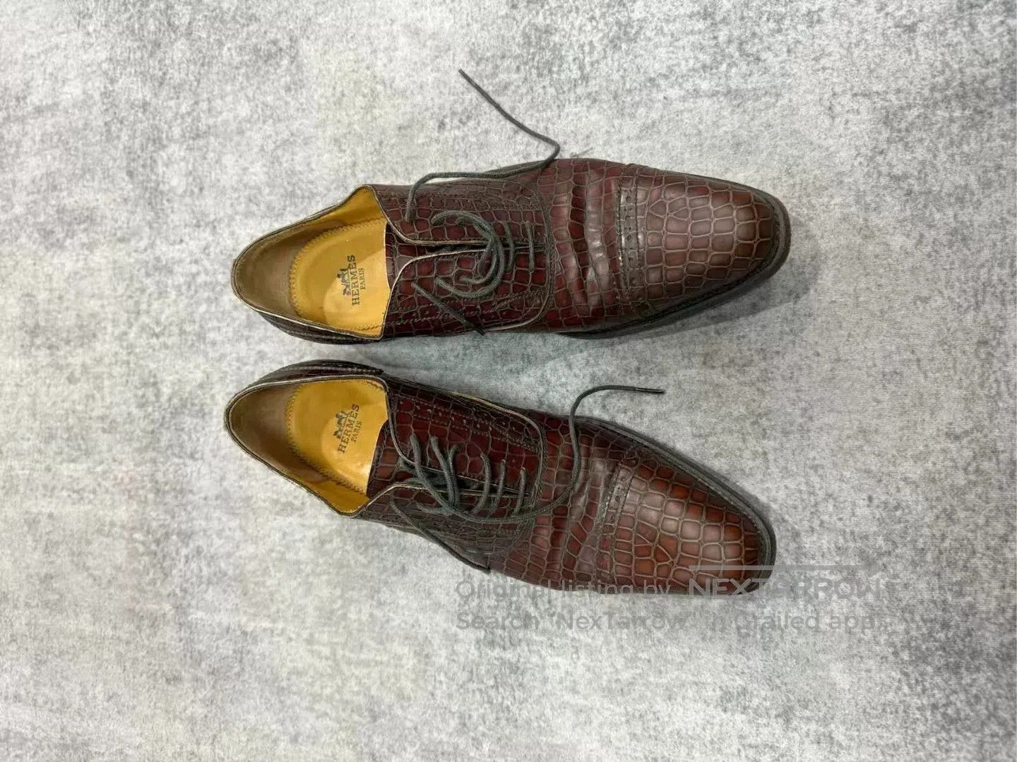 Hermes Hermes Crocodile Leather Shoes. Size US 7 / EU 40 - 1 Thumbnail