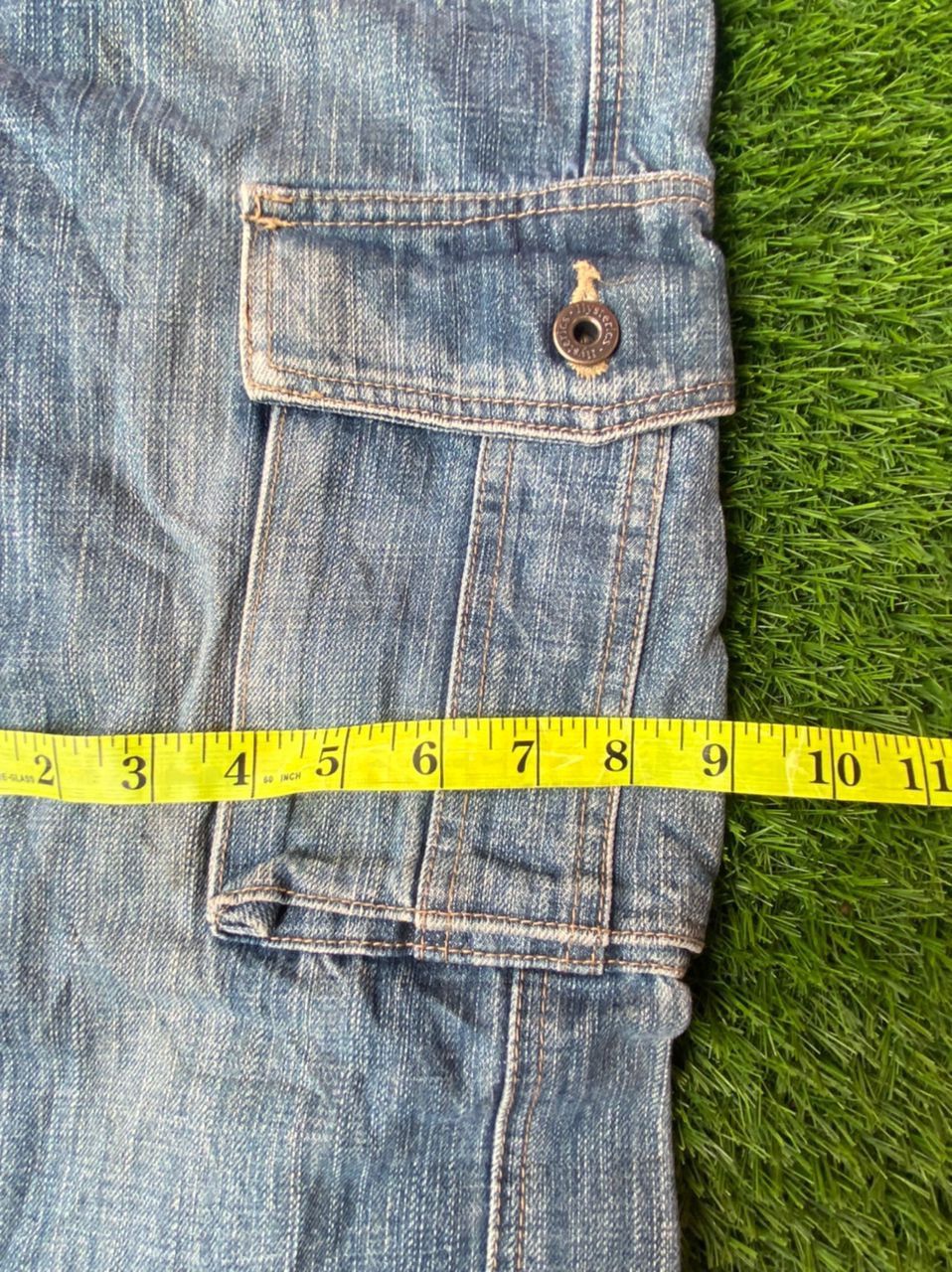 Hysteric Glamour × Japanese Brand Rare Hysteric Glamour Cargo Jogger Denim Pants Size US 31 - 9 Thumbnail