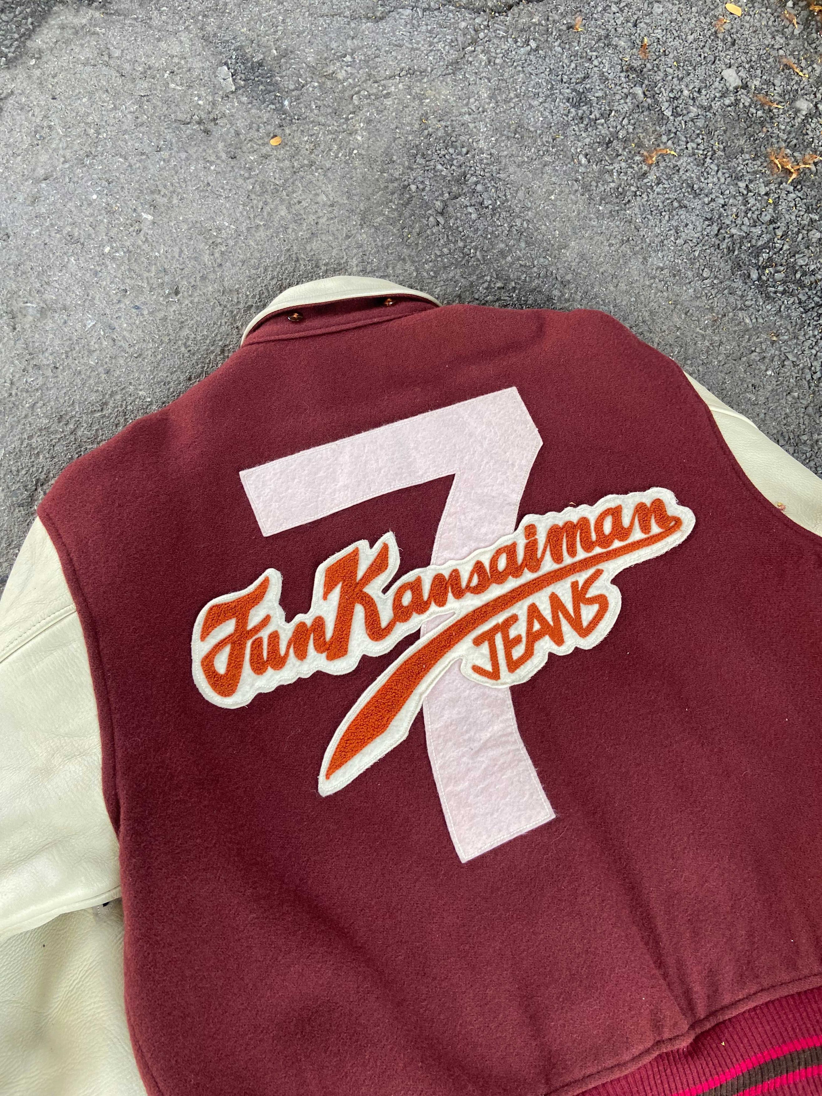 Kansai Yamamoto 🇯🇵RARE‼️ VINTAGE KANSAI MAN VARISTY JACKET Size US M / EU 48-50 / 2 - 6 Thumbnail