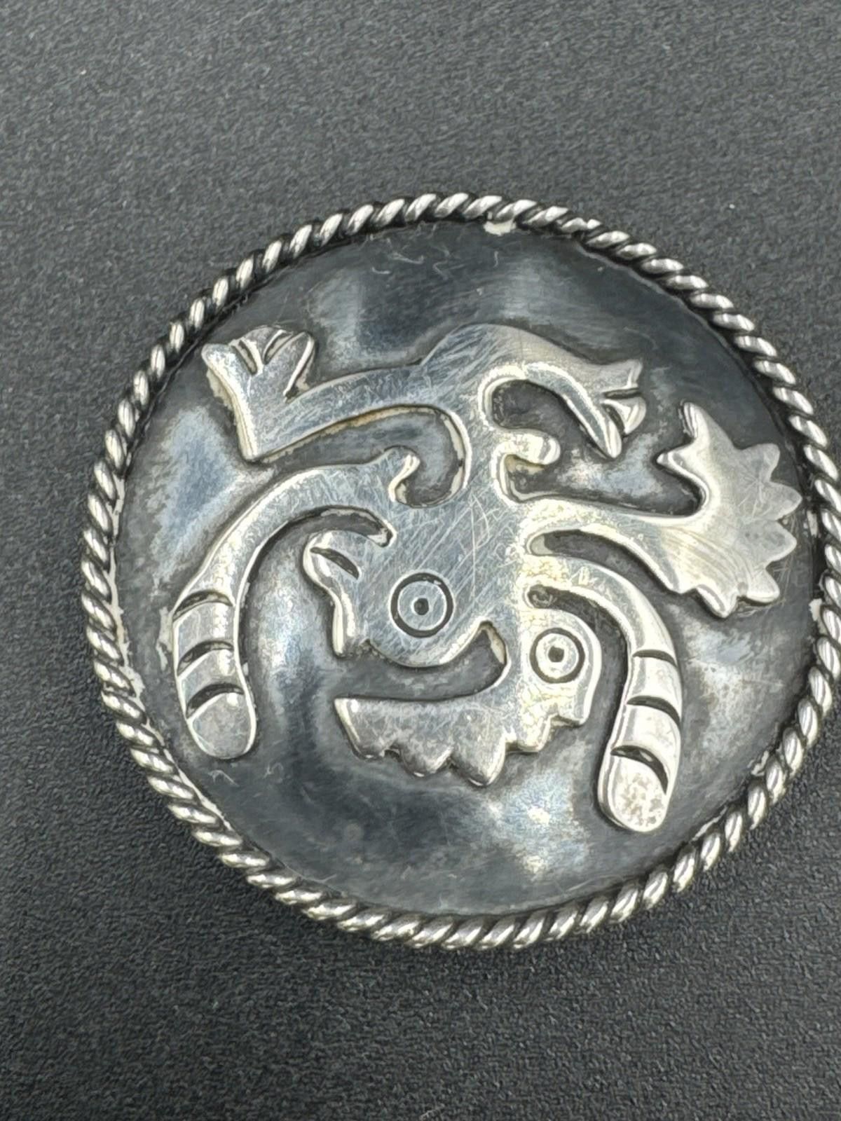 Other Vintage Taxco Sterling Silver Aztec Quetzalcoatl Mythical Se Size ONE SIZE - 9 Thumbnail