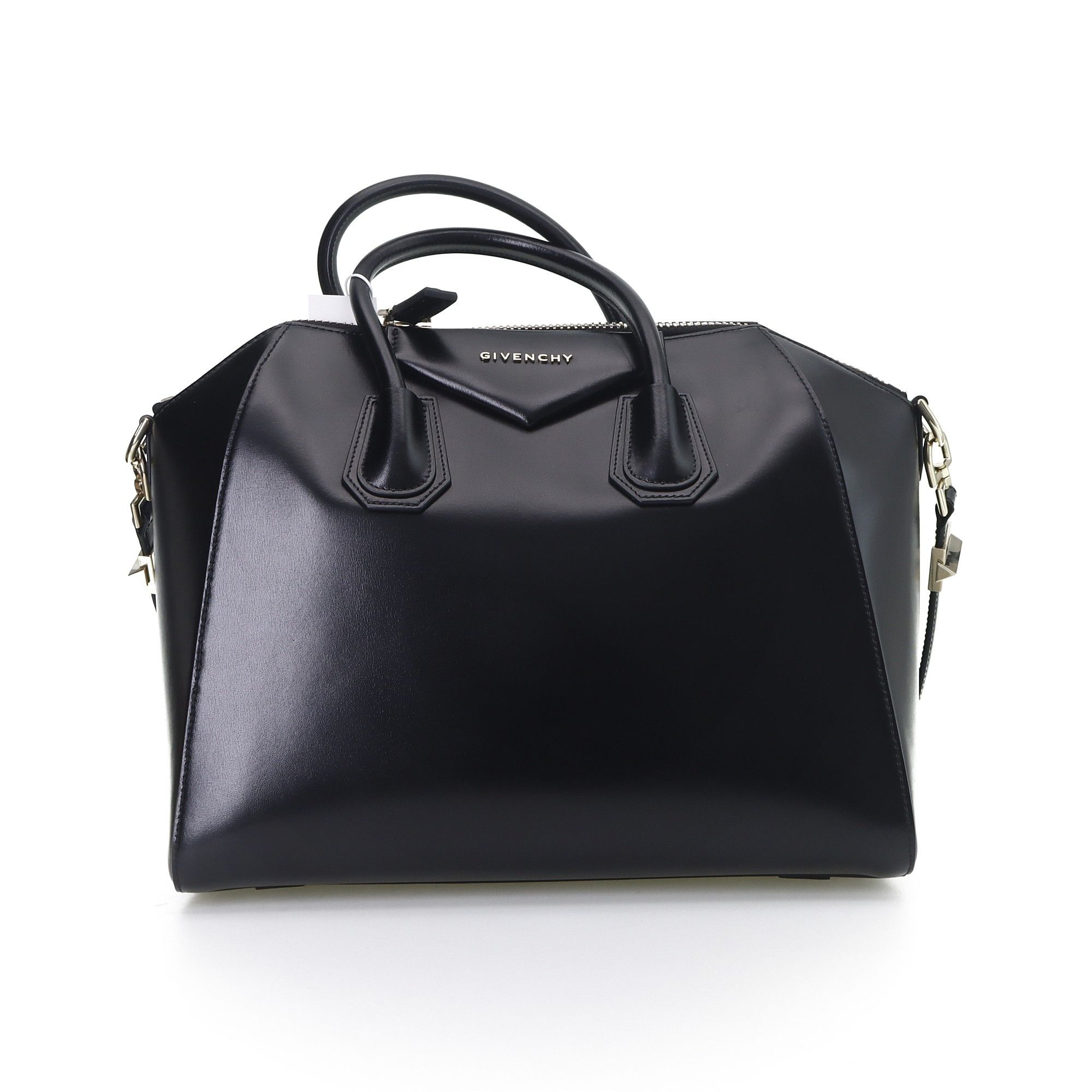 Givenchy Givenchy Antigona Black Leather Handbag Size ONE SIZE - 1 Thumbnail