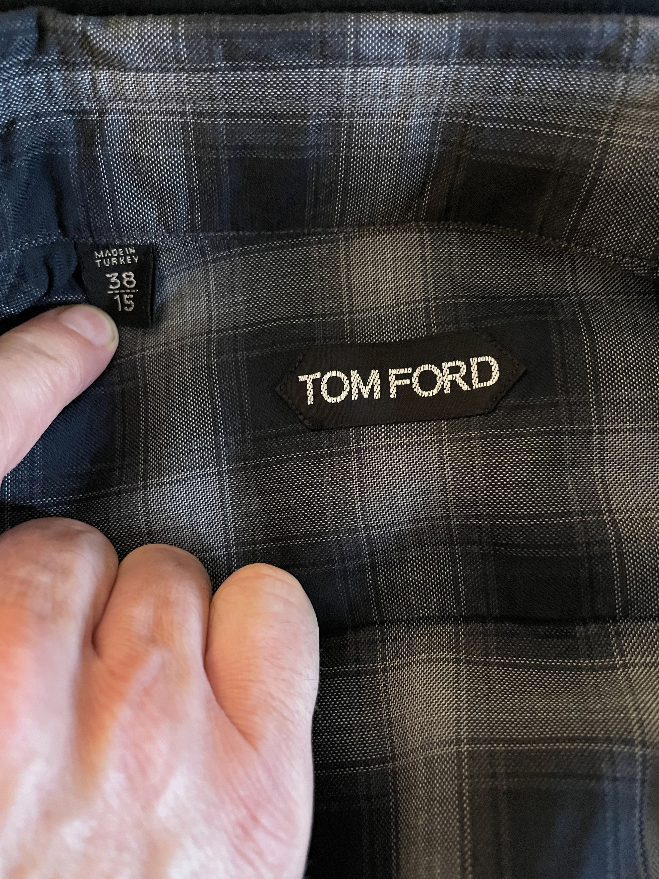 Tom Ford Ultimate $800 TOM FORD Plaid Shirt, Great Fit and Details Size US M / EU 48-50 / 2 - 17 Thumbnail