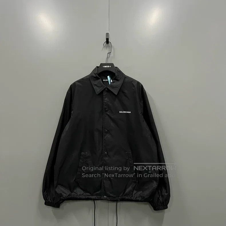 Balenciaga Balenciaga Printed Logo Jacket Size US M / EU 48-50 / 2 - 1 Thumbnail