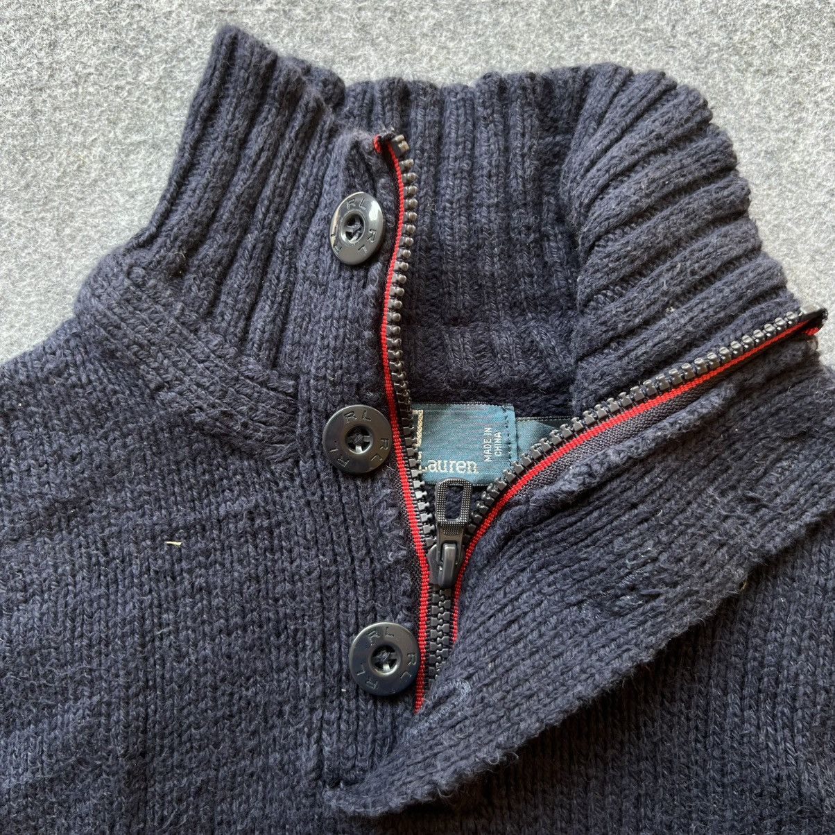 Designer × Polo Ralph Lauren × Vintage Vintage Polo Ralph Lauren American Flag Knit Sweater Size US S / EU 44-46 / 1 - 4 Thumbnail