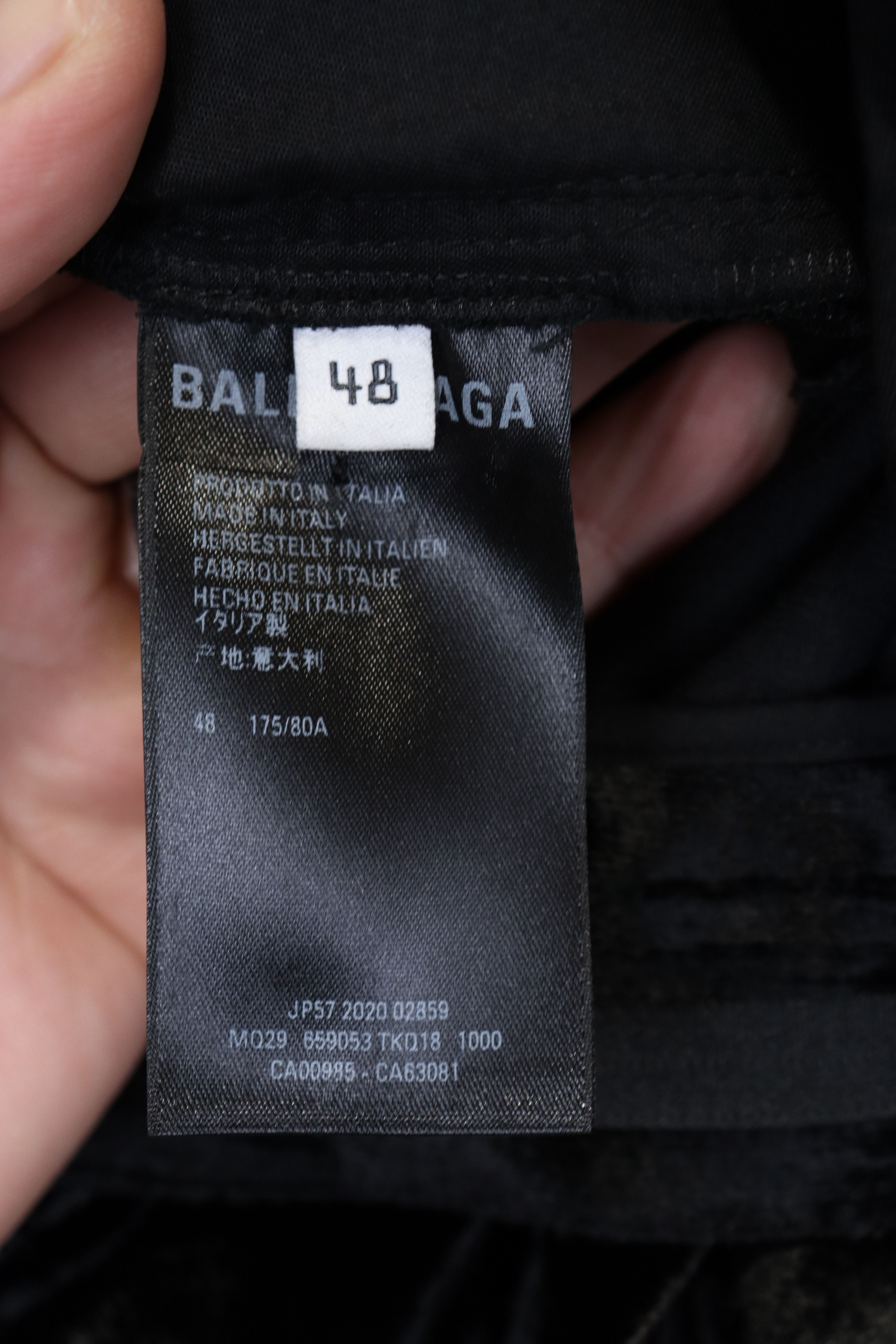 Balenciaga o1rshd10124 Velvet Pants in Black Size US 32 / EU 48 - 8 Thumbnail