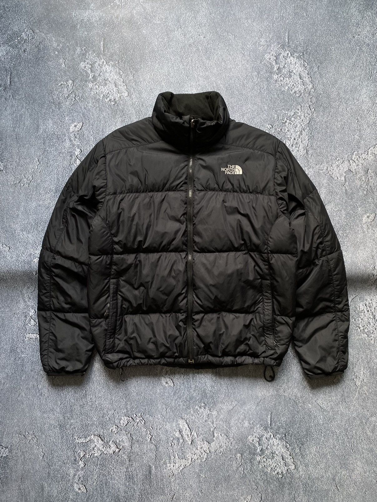 The North Face 550 VNTG Black Gorpcore Y2K Puffer Jacket