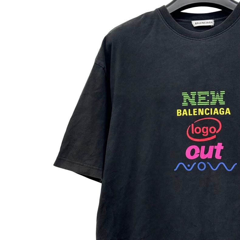 Balenciaga Balenciaga Color logo printed round neck short sleeve T-sh Size US S / EU 44-46 / 1 - 3 Thumbnail