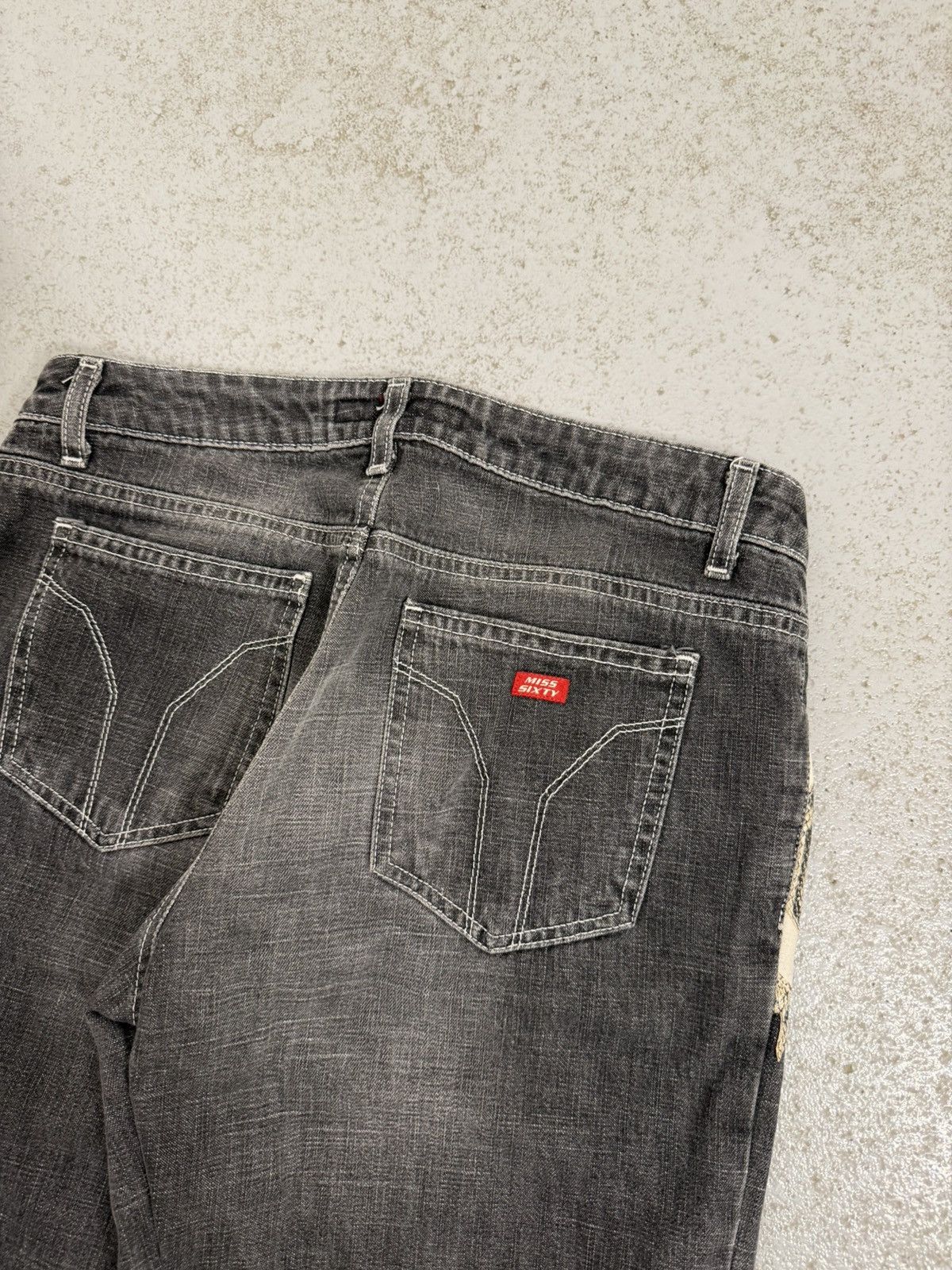 Miss Sixty Miss Sixty Flared Low Rise Jeans Size 29" - 15 Thumbnail