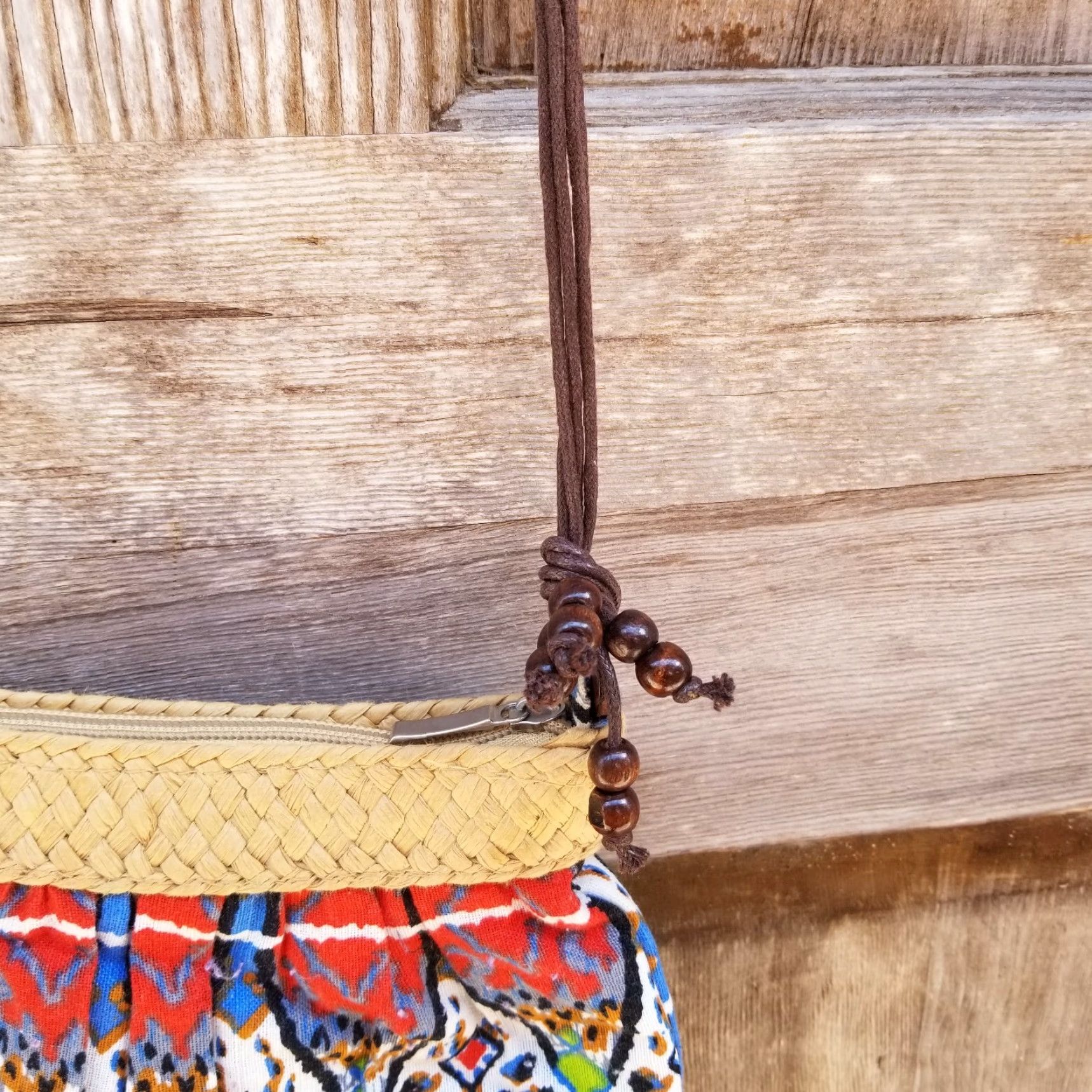 Vintage Cappelli Straworld Crossbody Purse Lace Purple Green Beaded Strap Small Women's Crossbody Bag 2010s Vintage No but used condition (not N/A) Size ONE SIZE - 3 Thumbnail