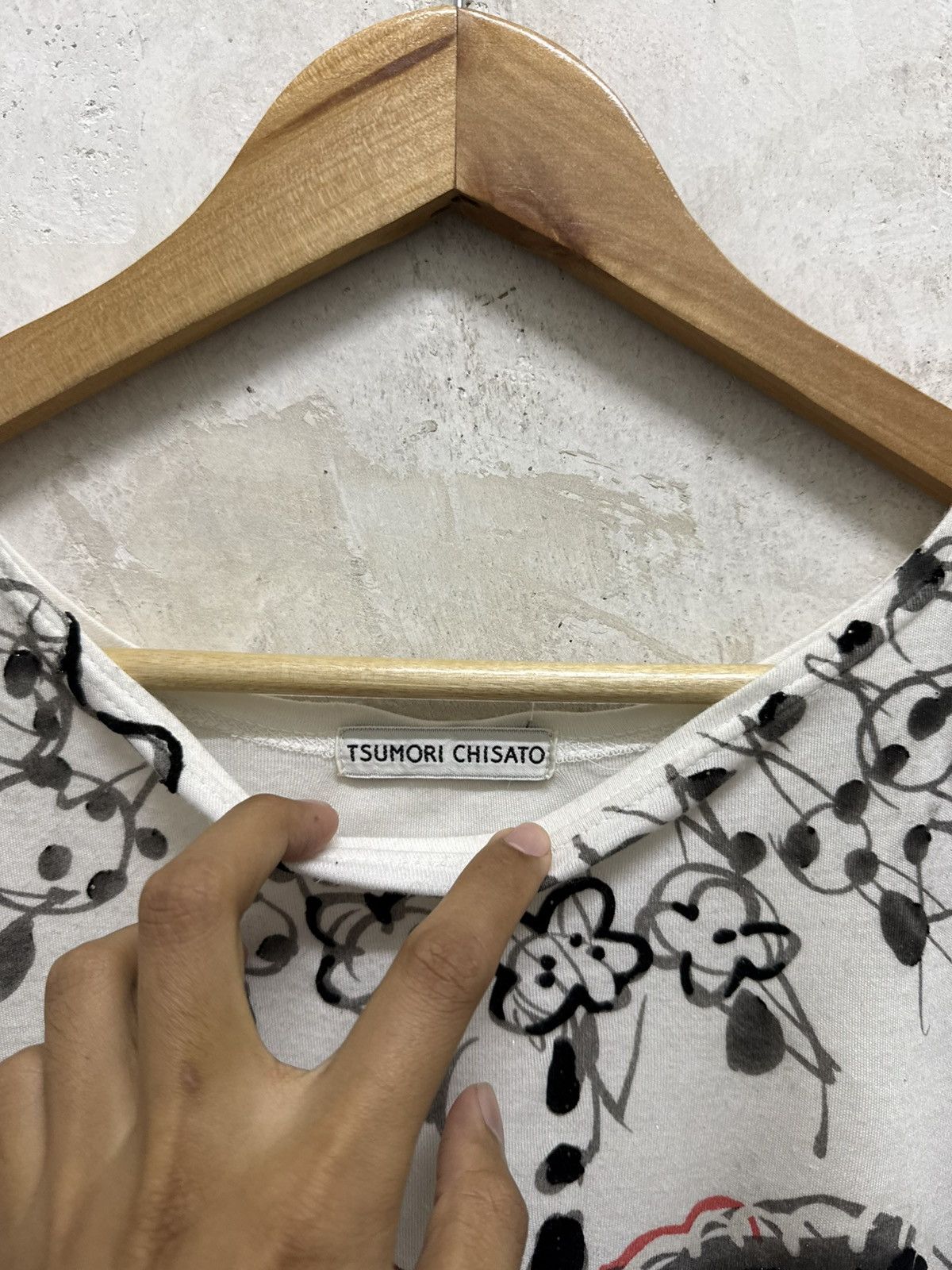 Issey Miyake Archive Tsumori Chisato Corset Graphic Abstract Art Blouse Size M / US 6-8 / IT 42-44 - 6 Thumbnail