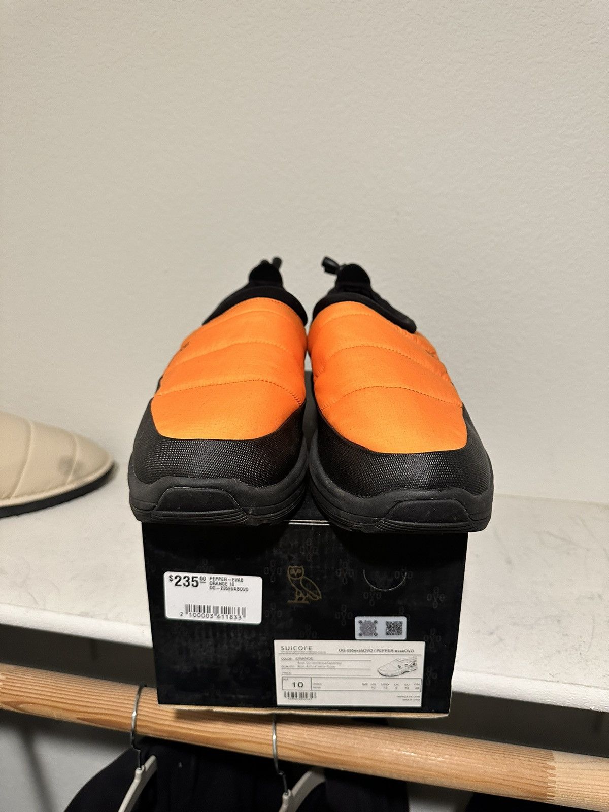 The North Face Ovo Suicoke Orange snow puffer sneakers boots tnf mules clog Size US 10 / EU 43 - 2 Thumbnail