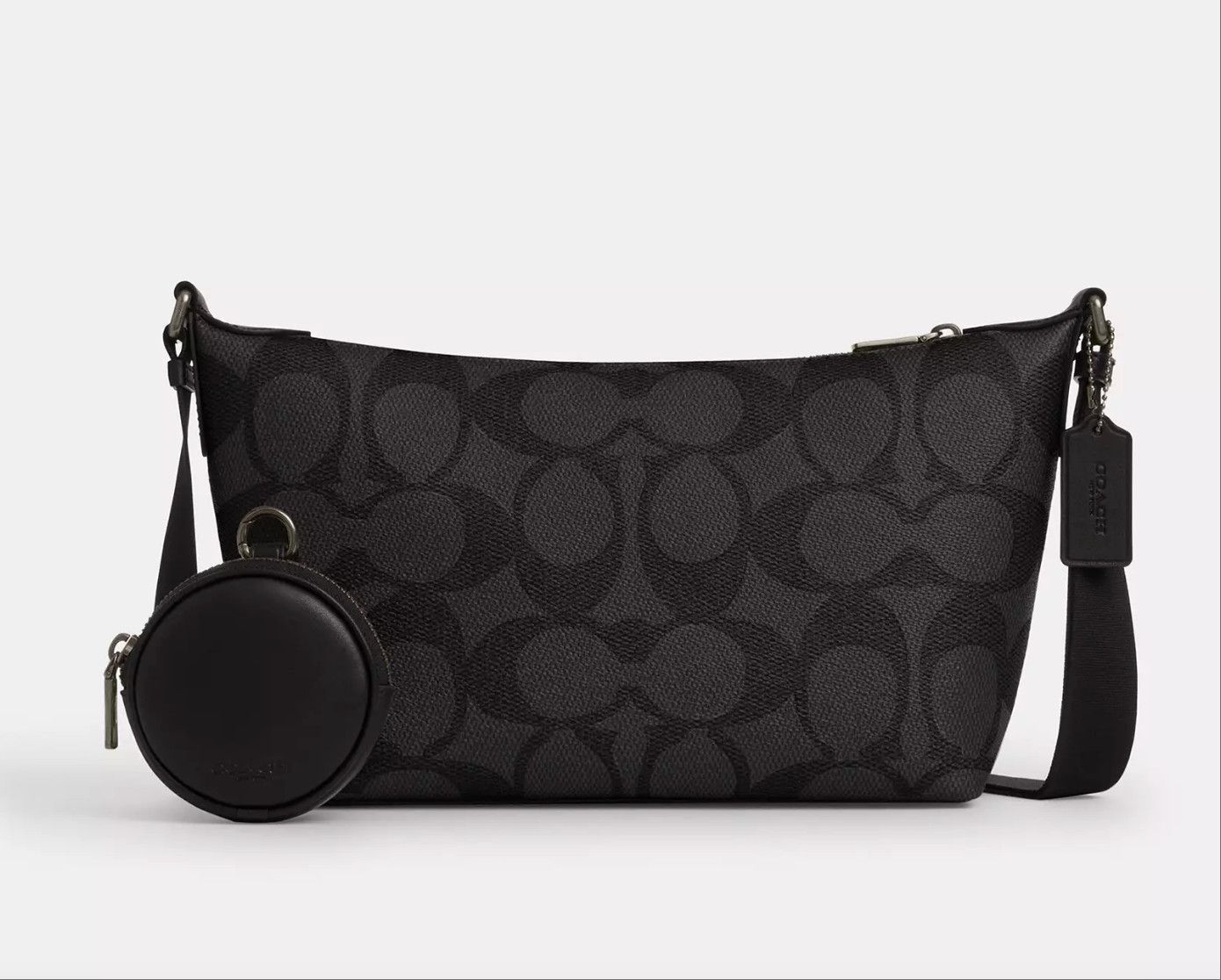 Coach Small Finn Crossbody Bag With Pouch In Maxi Signature Canvas Size ONE SIZE - 6 Thumbnail