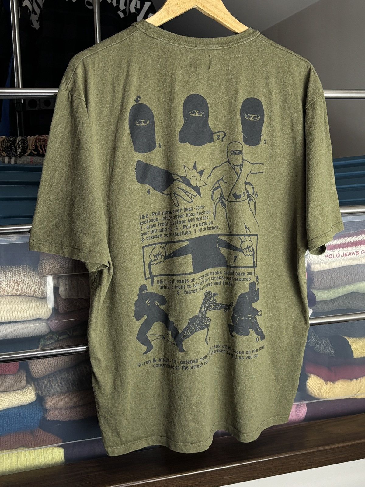 Edwin Edwin Shinobi Japan Style Ninja Tutorial Vintage T-Shirt Size US L / EU 52-54 / 3 - 2 Thumbnail