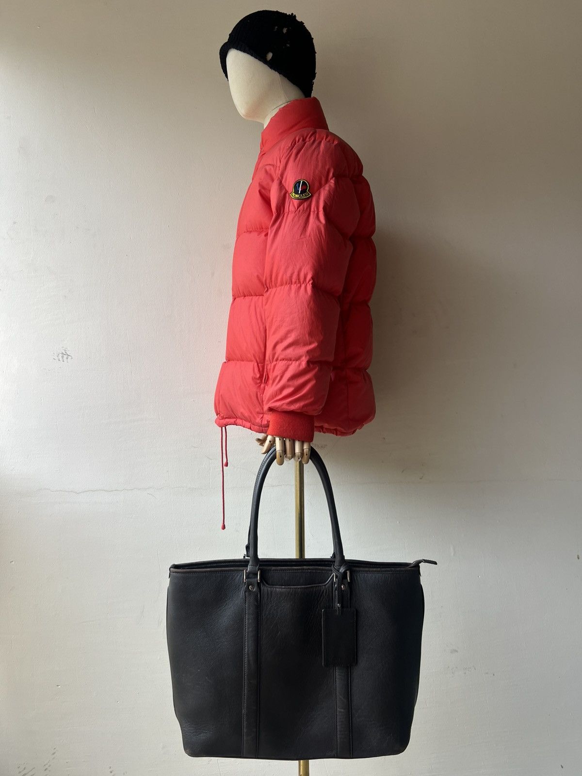 Leather ONLY Japan Distressed Patina Brown Leather Tote Bag Size ONE SIZE - 8 Thumbnail