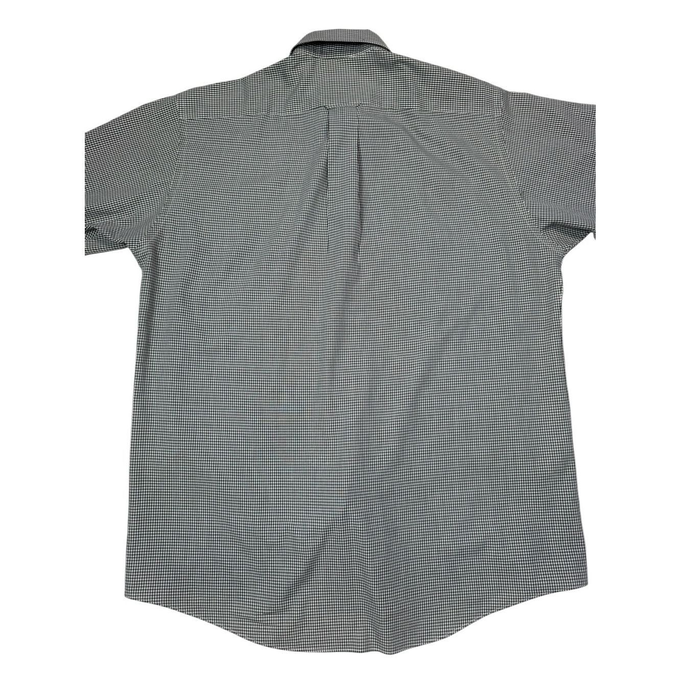 Stafford Stafford Black White Check Short Sleeve Button Down Wrinkle Size US M / EU 48-50 / 2 - 3 Thumbnail