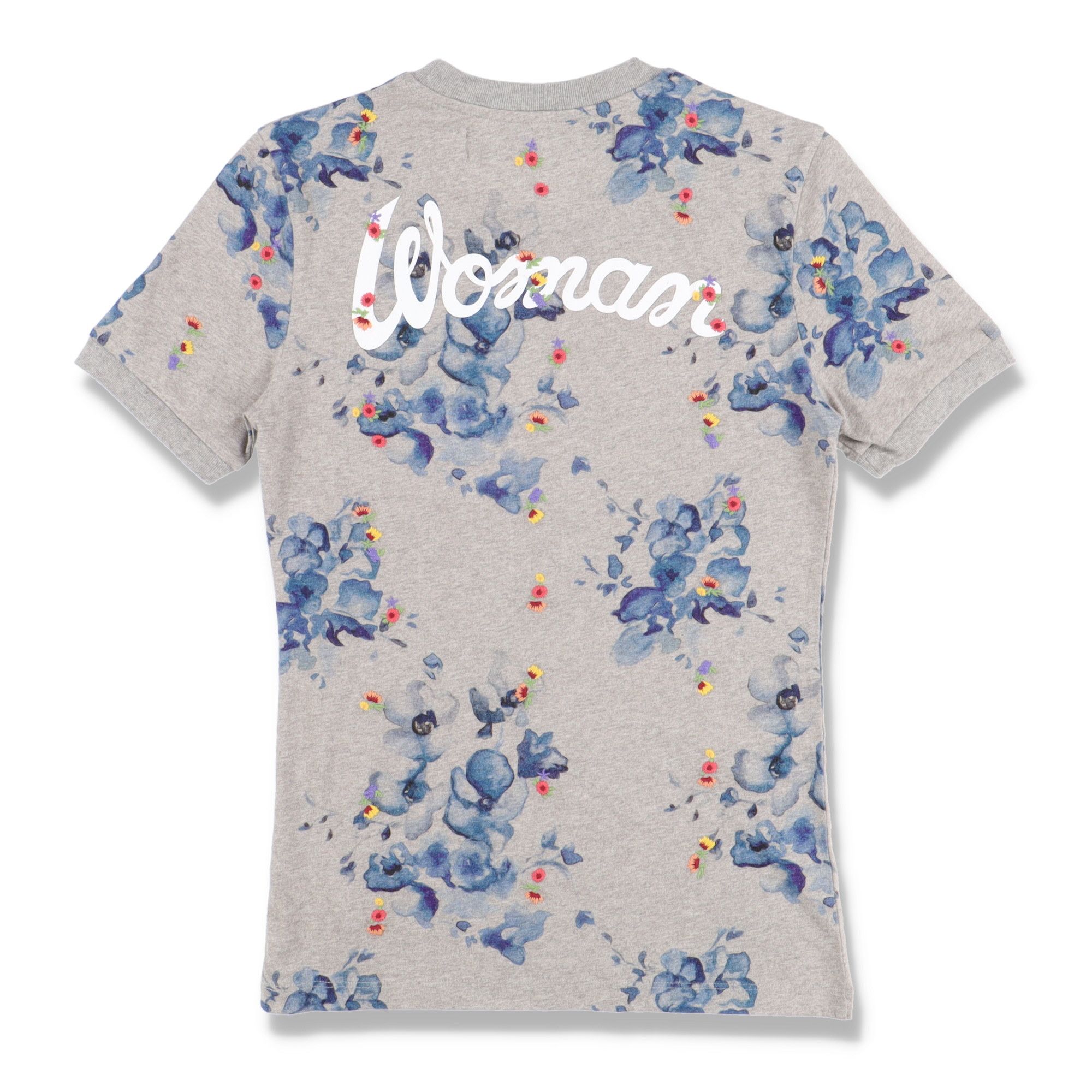 Off-White x Browns Grey Embroidered Floral Woman T-Shirt Size XS / US 0-2 / IT 36-38 - 1 Thumbnail