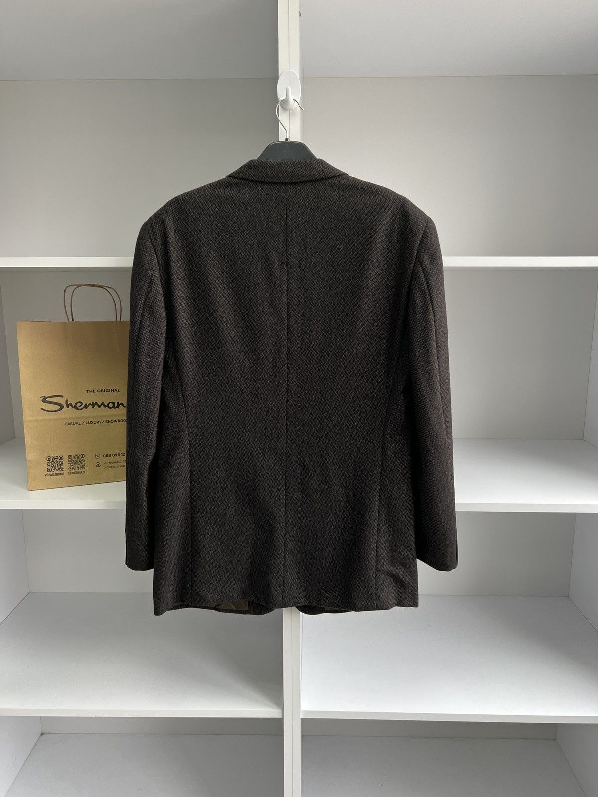 Designer × Giorgio Armani × Vintage Vintage Giorgio Armani Luxury Old Money Style Blazer Size 48R - 9 Thumbnail
