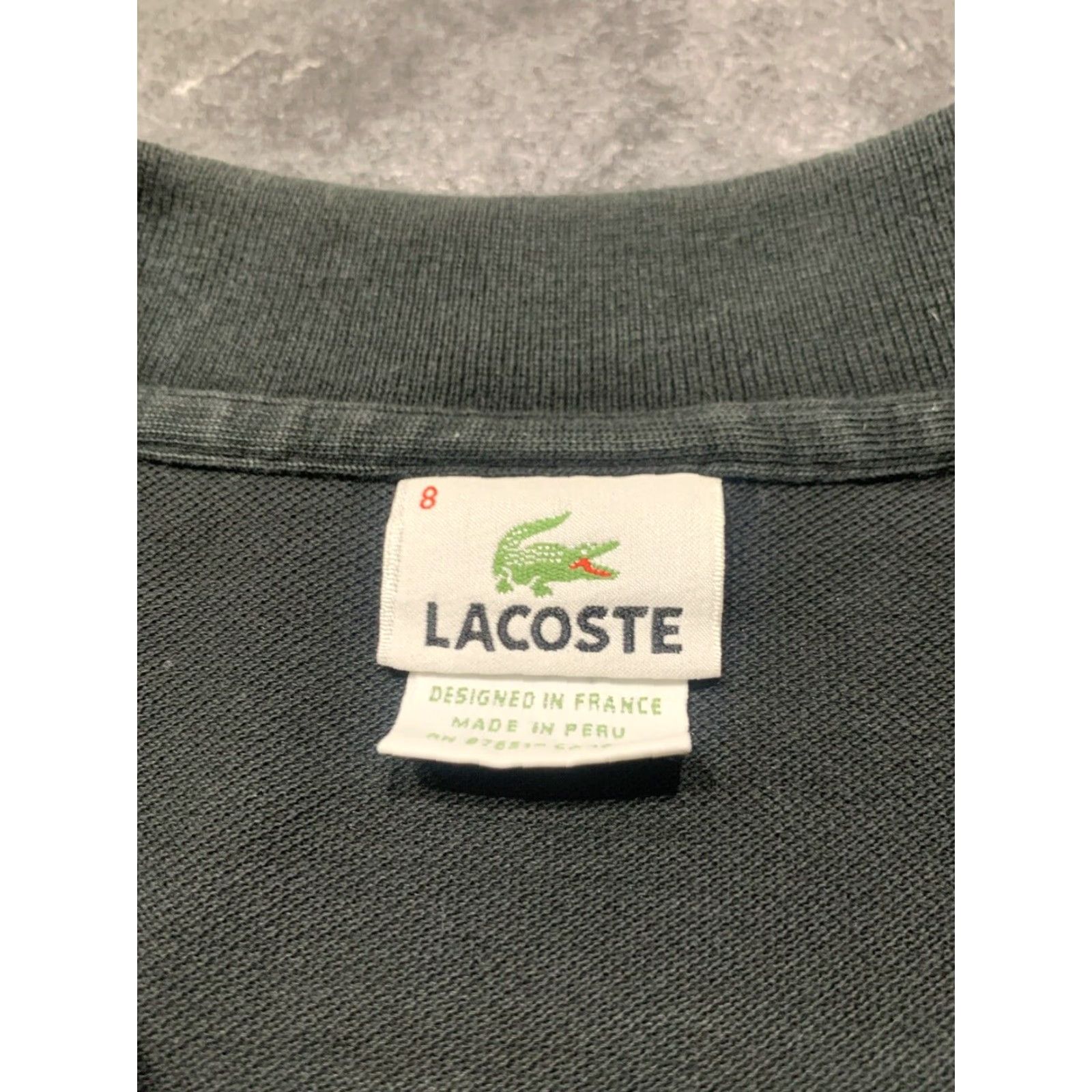 Lacoste VINTAGE Lacoste Polo Shirt Men 3XL Black Short Sleeve Golf Classic Fit Size US XXL / EU 58 / 5 - 4 Thumbnail