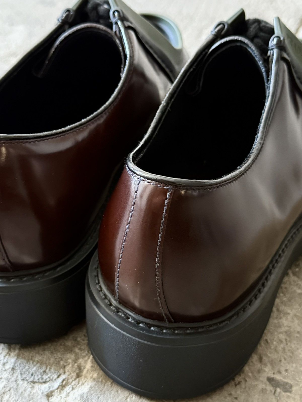 Prada × Raf Simons Prada - Raf Simons - FW2023 - Diapason Opaque -Brushed Derby Size US 8 / EU 41 - 7 Thumbnail