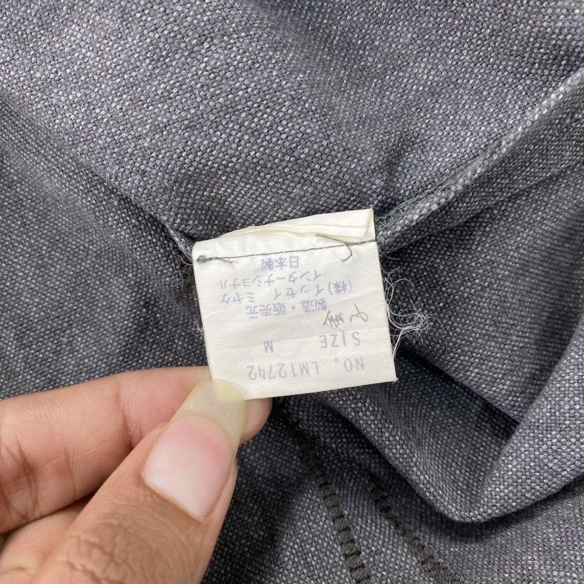 Issey Miyake 80s Vintage Issey Miyake Collarless Vertical Stitching Shirt Size US M / EU 48-50 / 2 - 10 Thumbnail