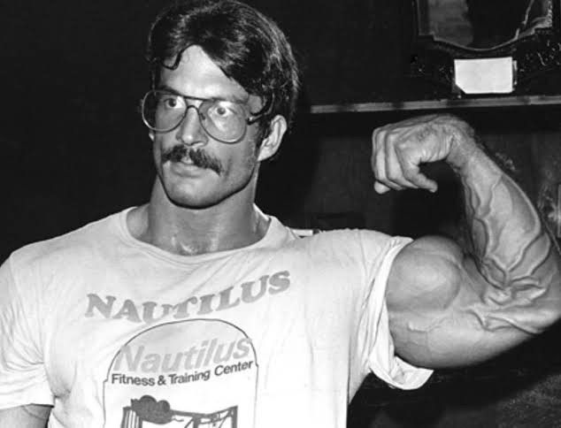 Vintage *RARE* VINTAGE 70s NAUTILUS FITNESS GYM MIKE MENTZER HEAVY Size US XL / EU 56 / 4 - 2 Thumbnail